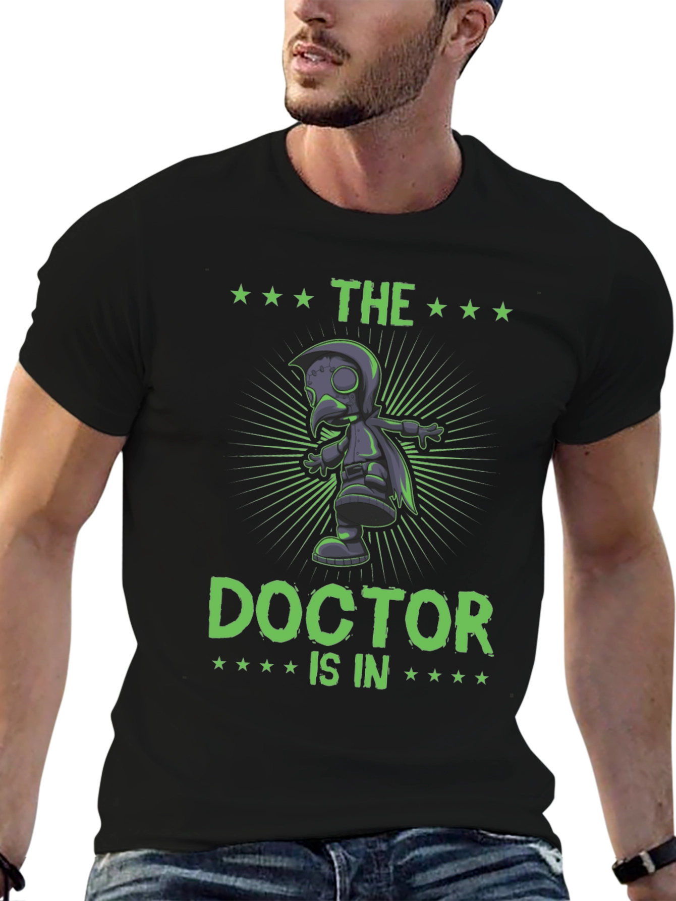 The Doctor Is In Plague Doctor T-Shirt