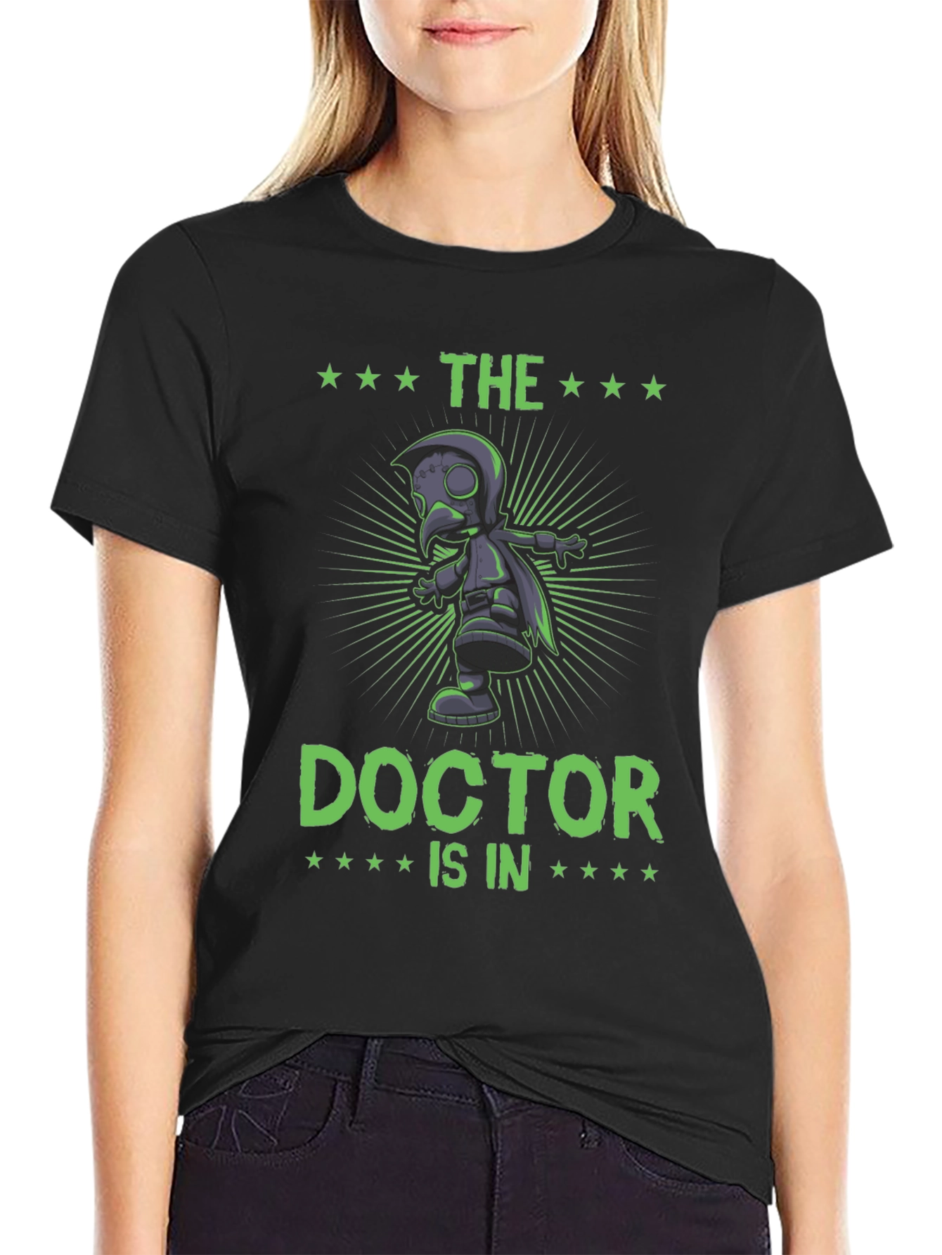 The Doctor Is In Plague Doctor T-Shirt