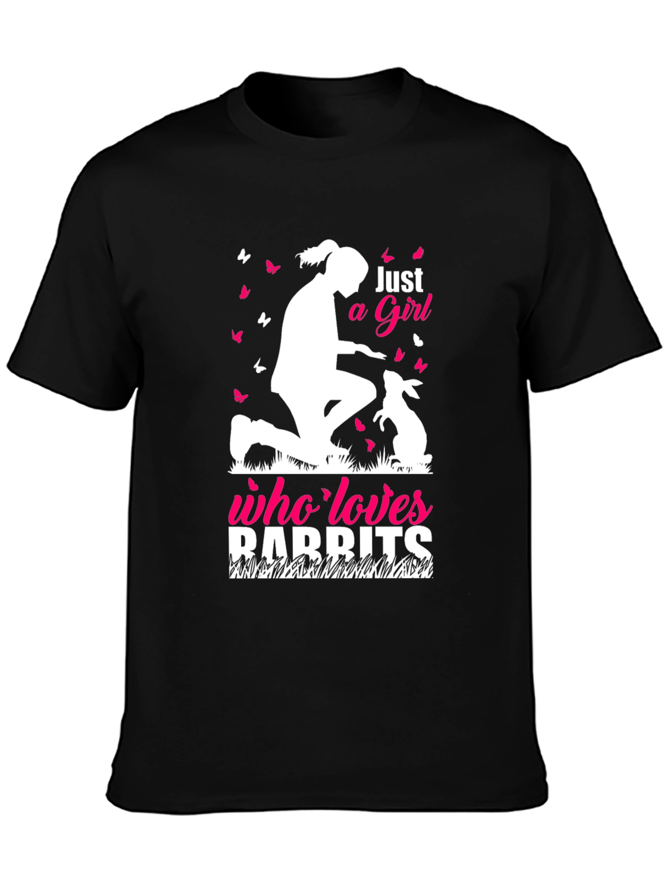 Just a Girl Who Loves Rabbits T-Shirt