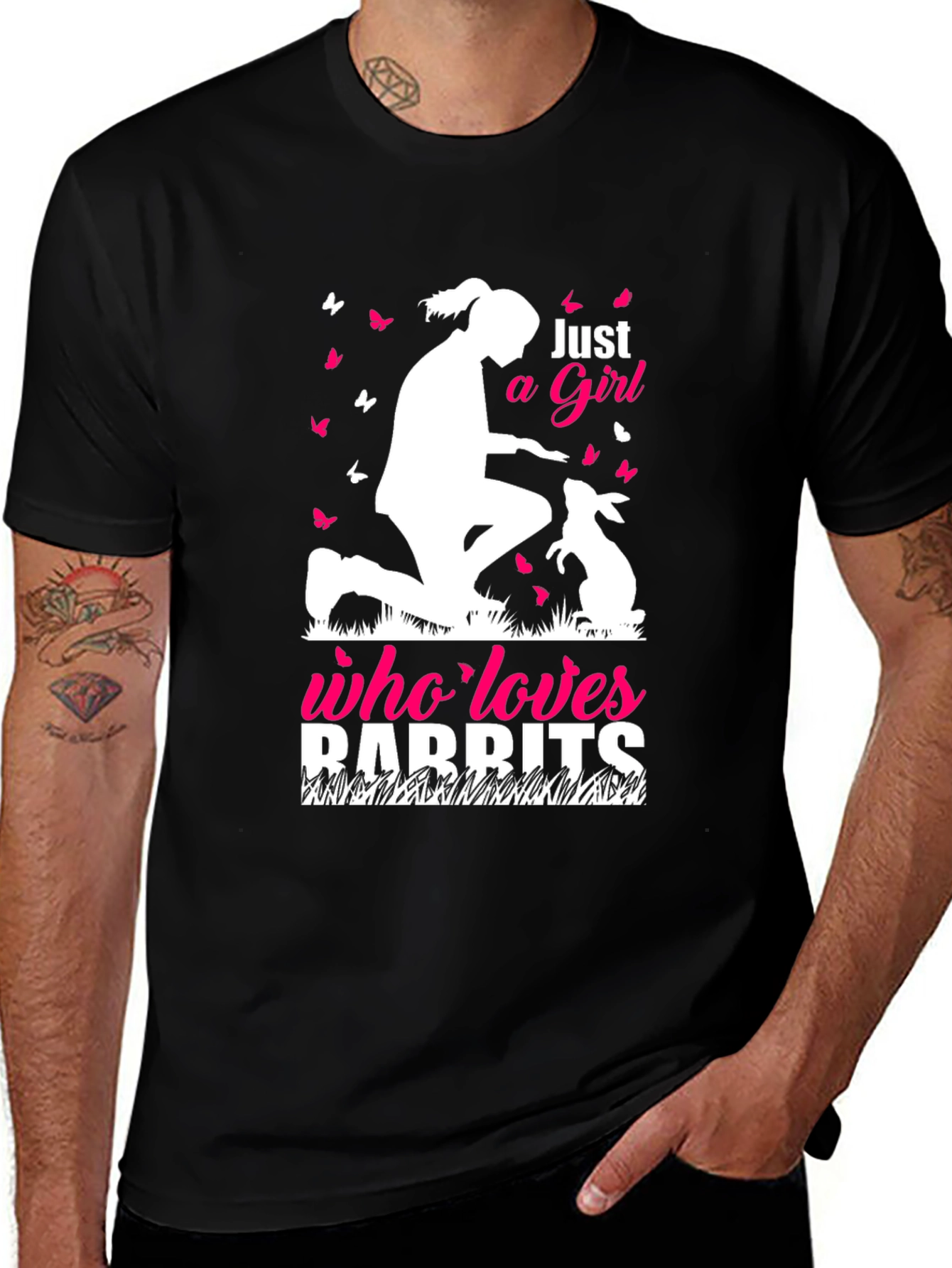Just a Girl Who Loves Rabbits T-Shirt