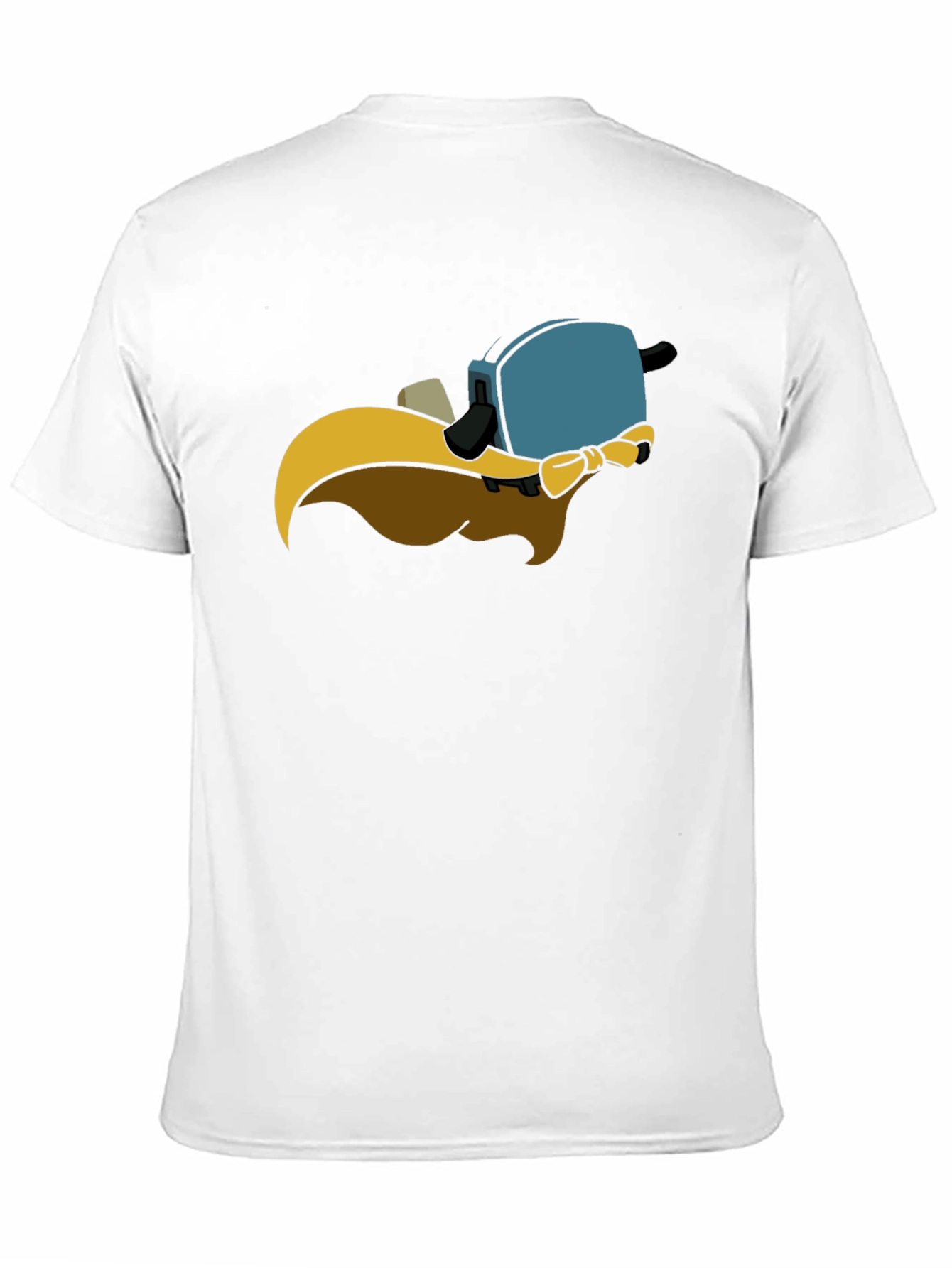 Quirky Toaster T-Shirt - Unique Cartoon Design