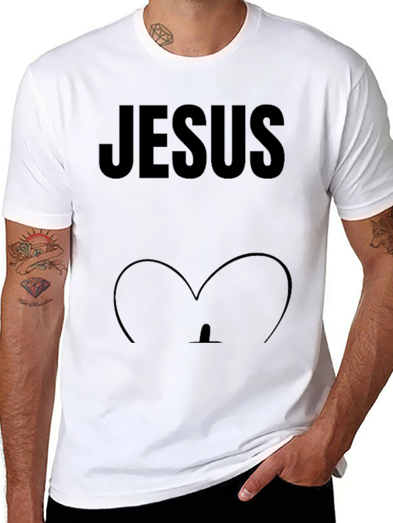Jesus T-Shirt Funny Pregnancy Announcement Tee