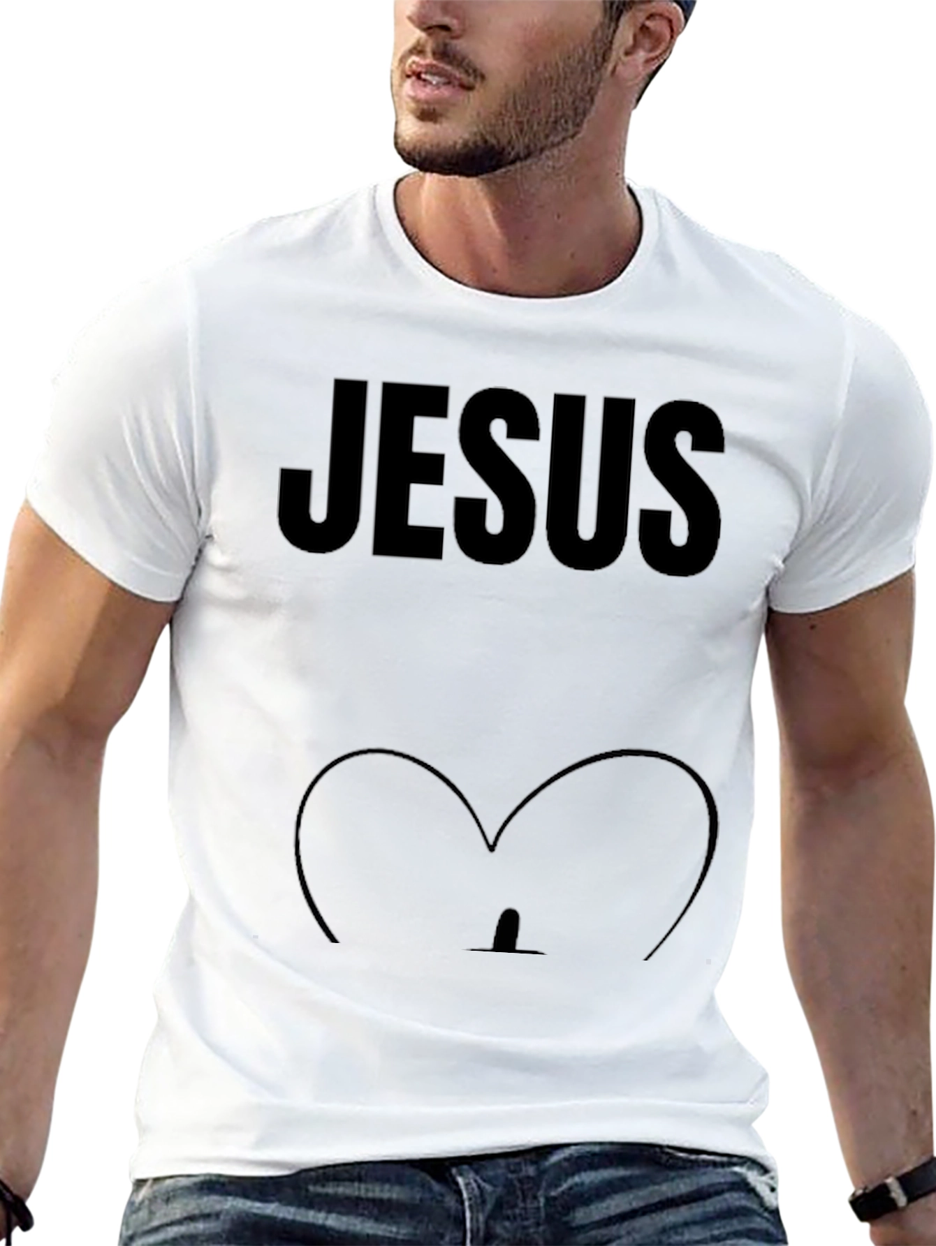 Jesus T-Shirt Funny Pregnancy Announcement Tee