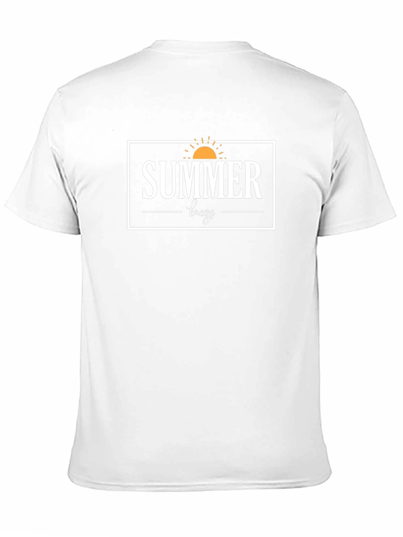 Summer Breeze Graphic Tee - Black Cotton T-Shirt