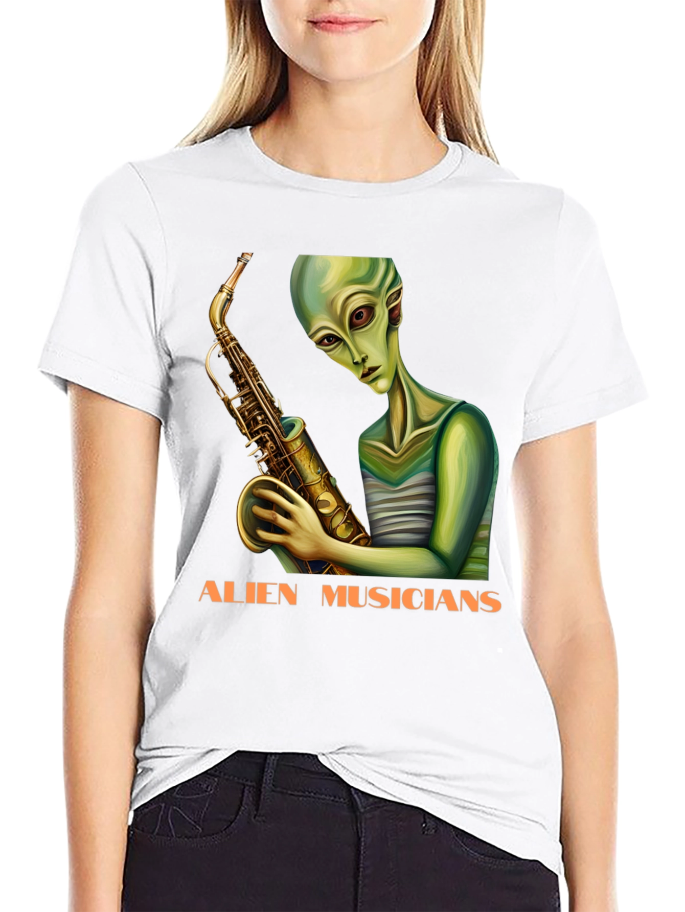 Alien Musicians Graphic T-Shirt