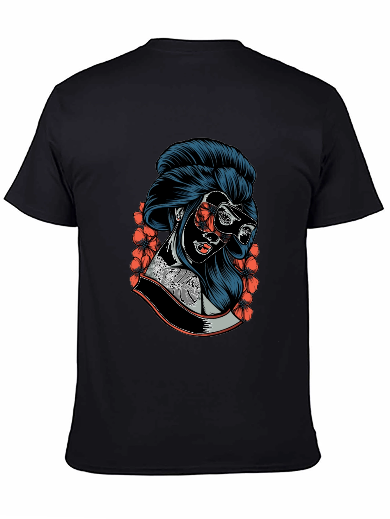 Cyber Geisha Graphic Tee - Unique Streetwear