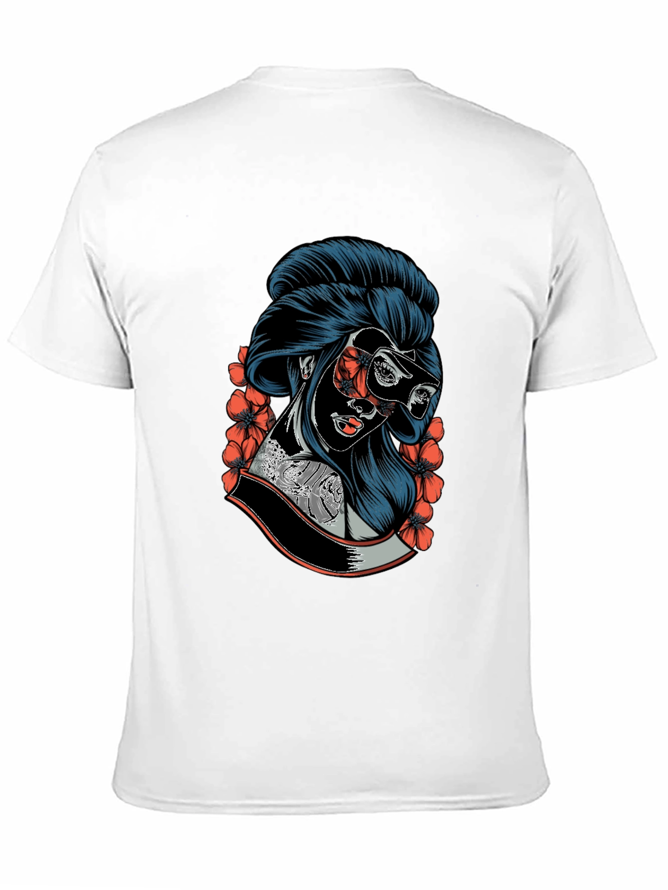 Cyber Geisha Graphic Tee - Unique Streetwear