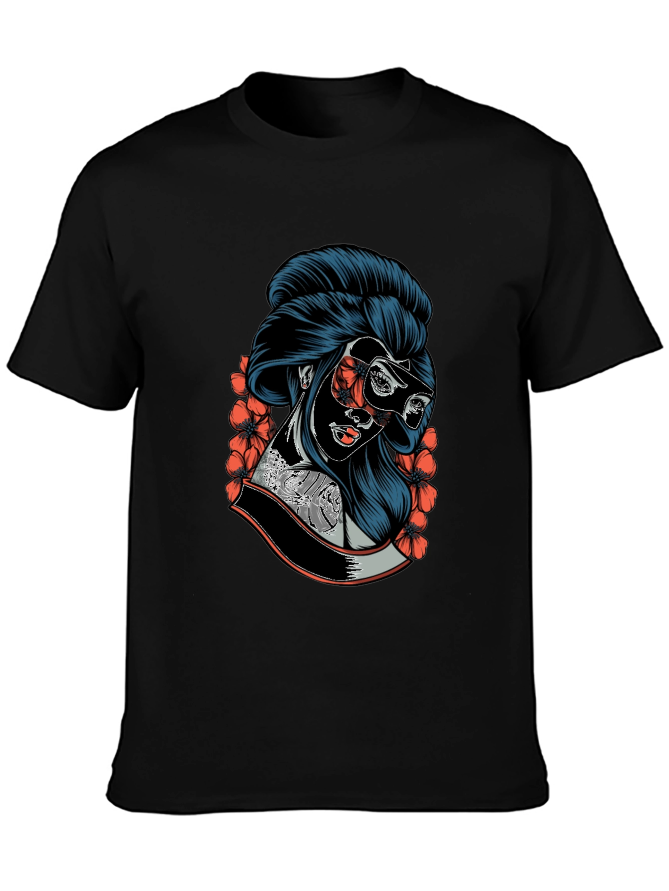 Cyber Geisha Graphic Tee - Unique Streetwear