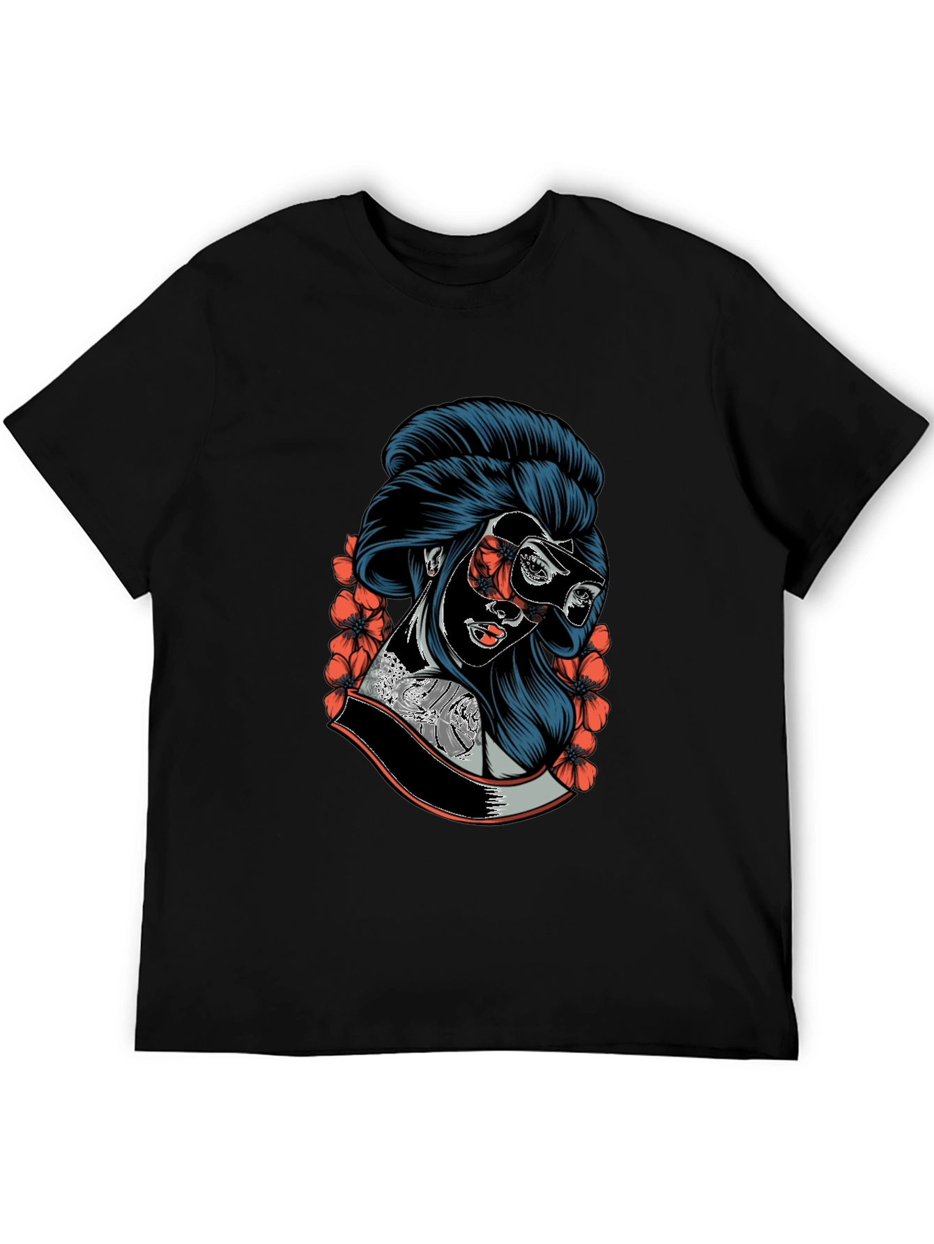 Cyber Geisha Graphic Tee - Unique Streetwear