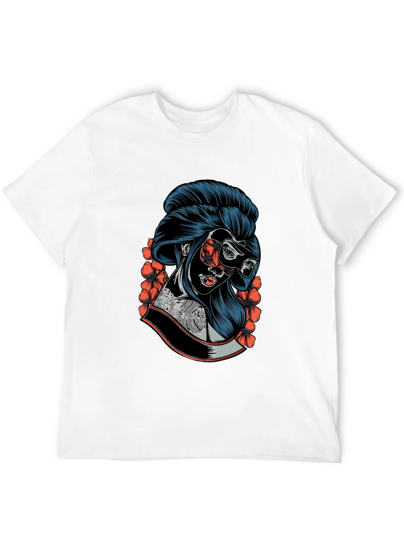 Cyber Geisha Graphic Tee - Unique Streetwear