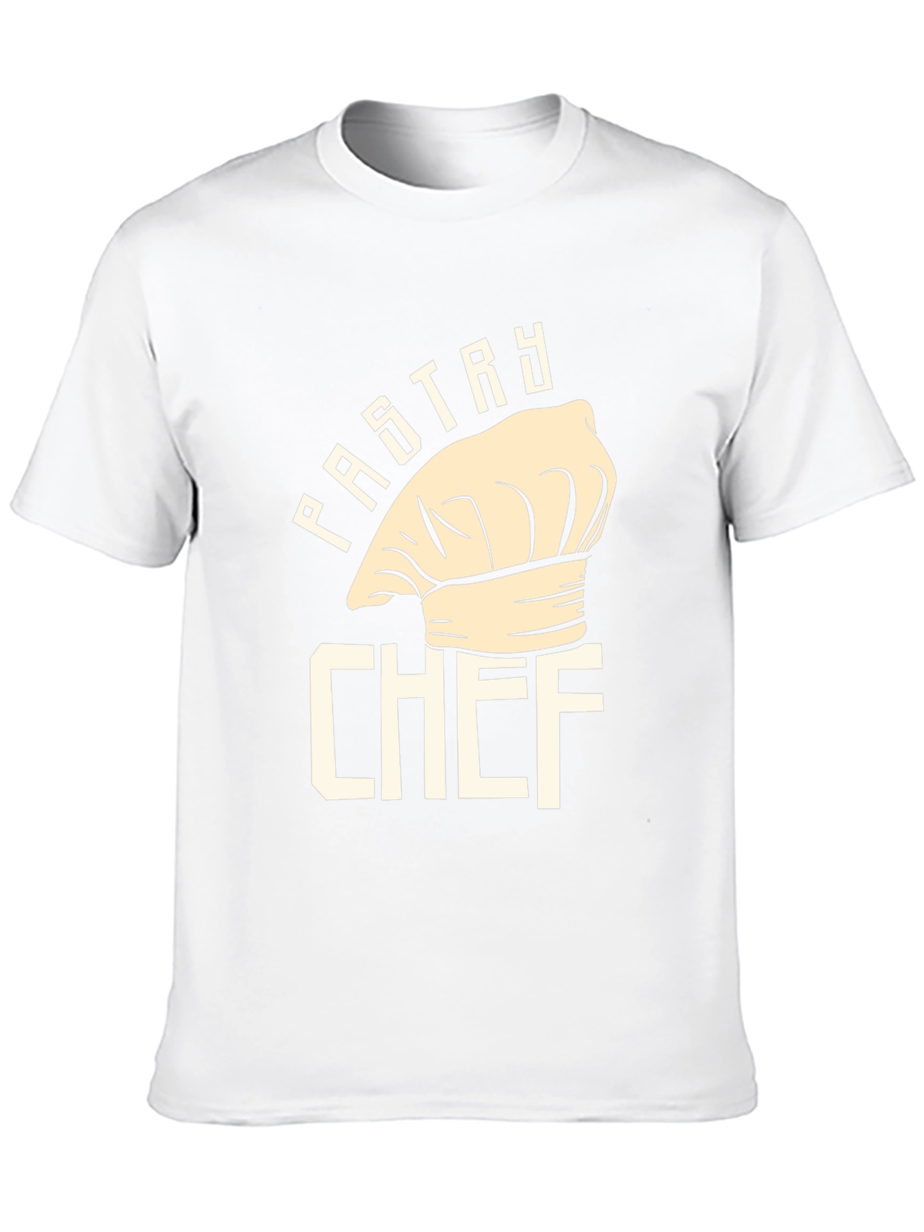 Pastry Chef Graphic Tee - Black Cotton Blend T-Shirt