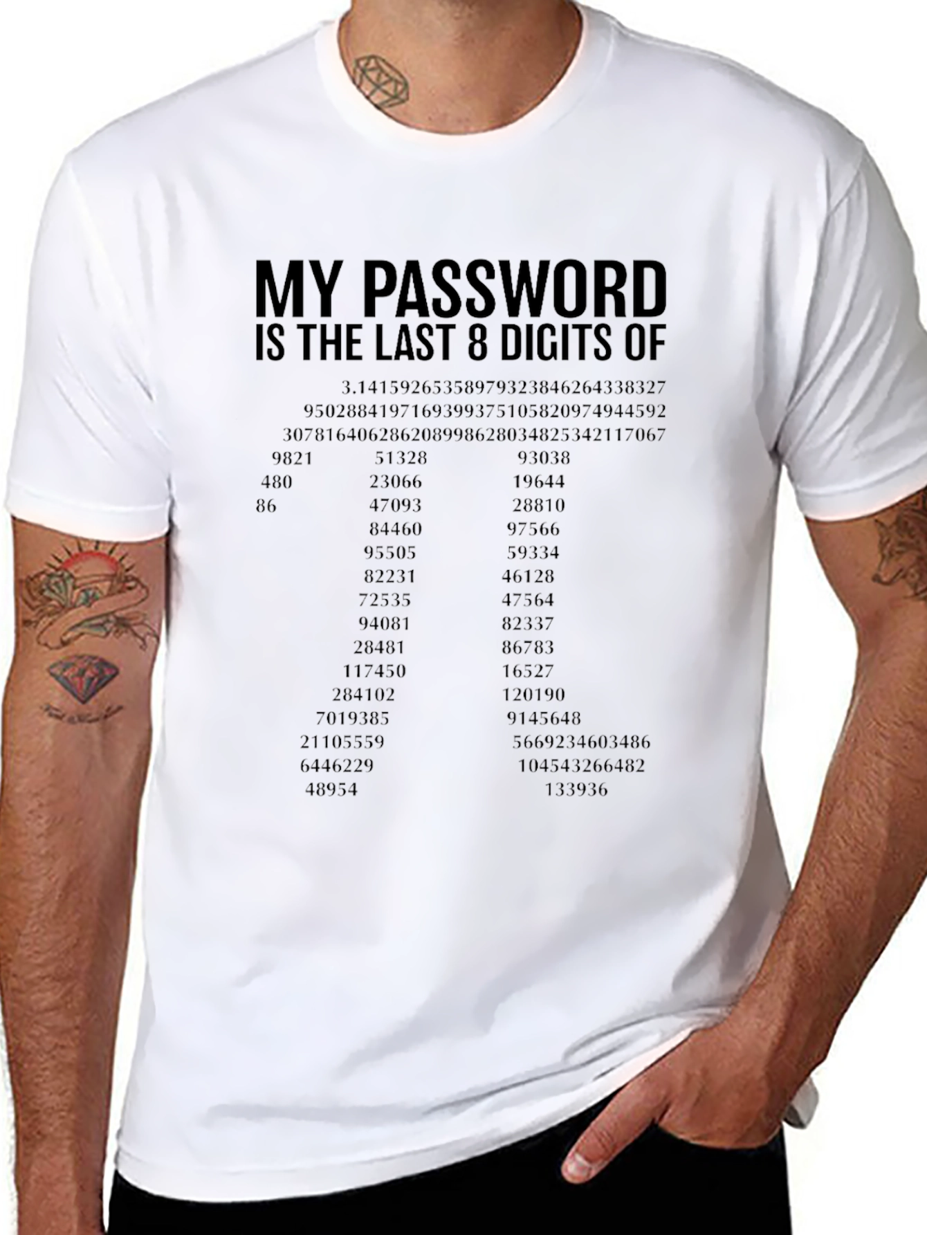 My Password is Pi Funny Math Geek T-Shirt