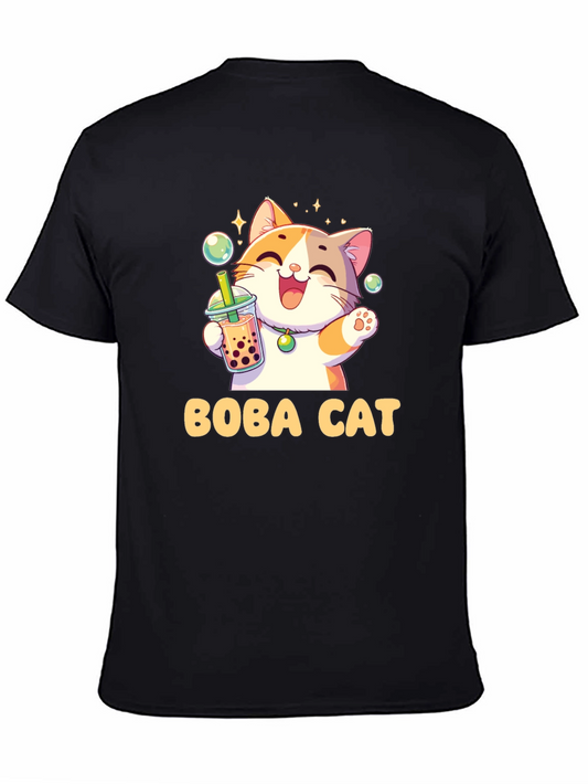 Boba Cat T-Shirt - Cute Kawaii Style