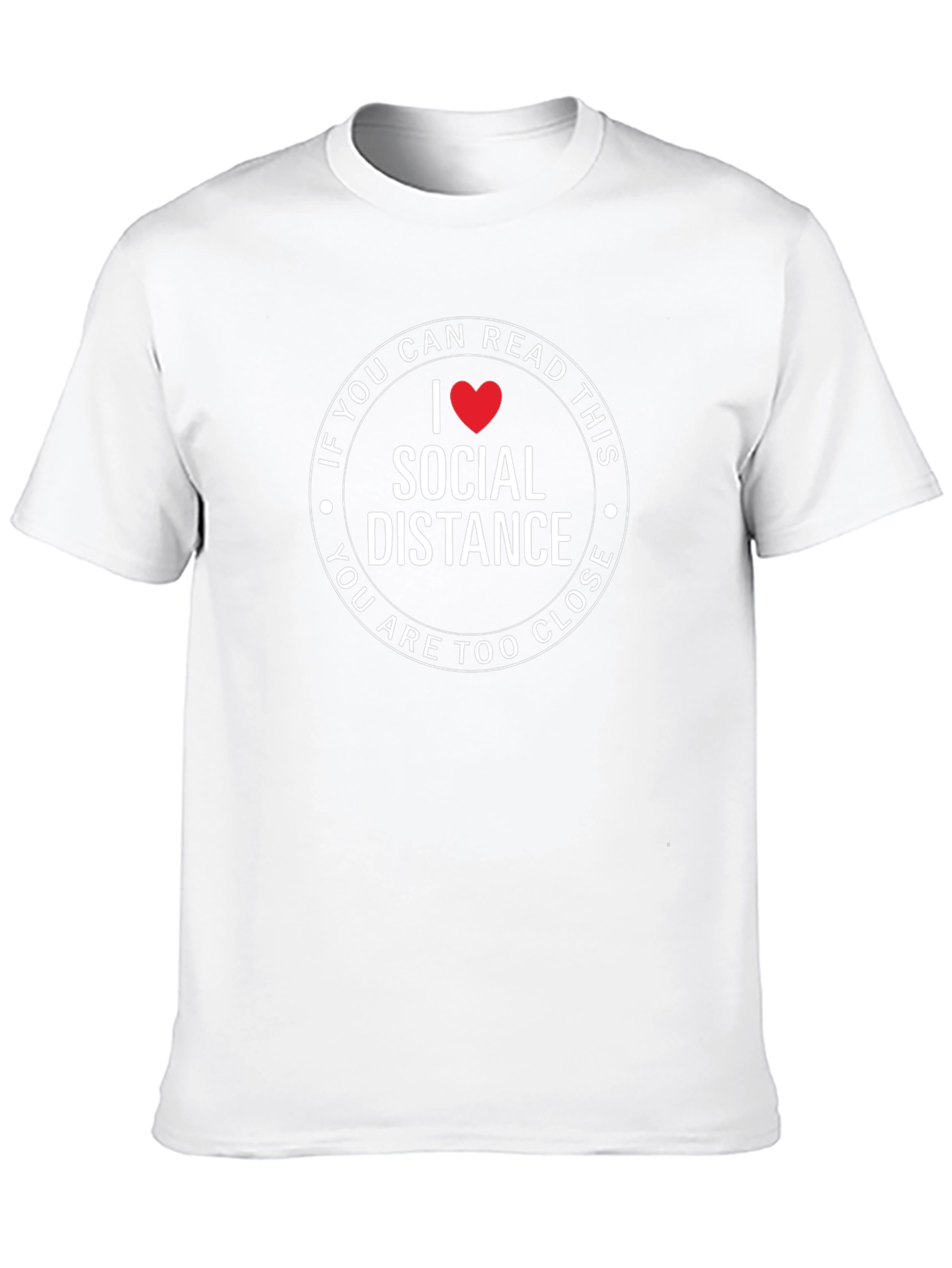 Social Distance Graphic Tee