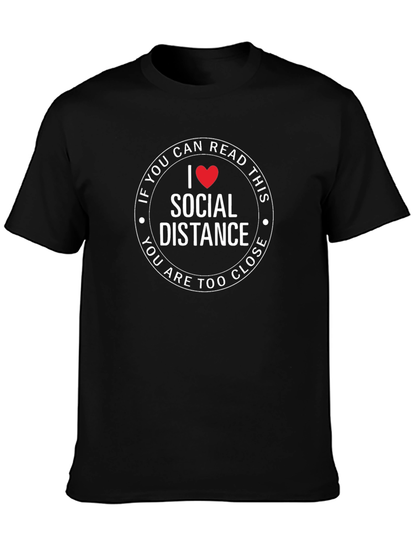 Social Distance Graphic Tee