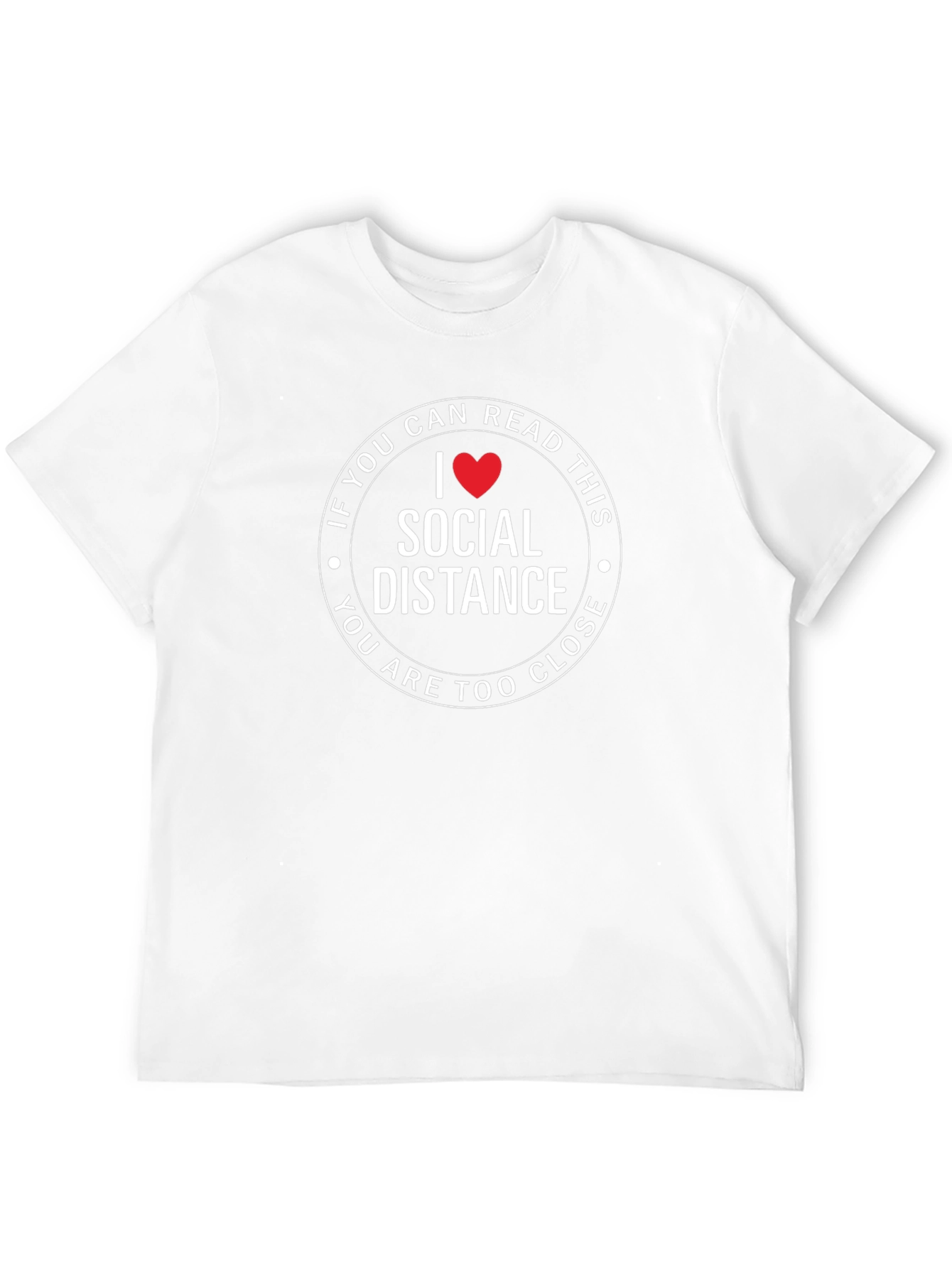 Social Distance Graphic Tee