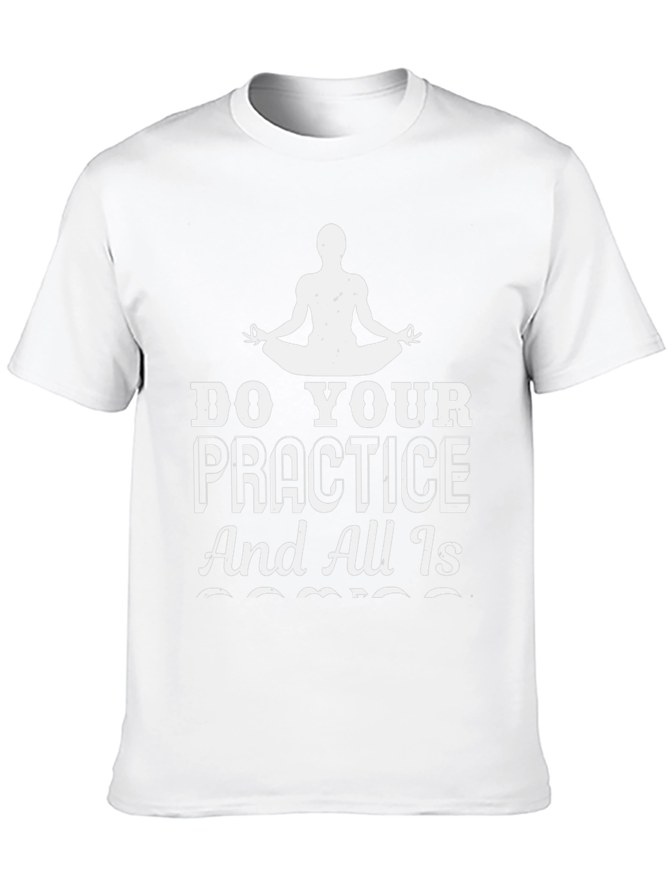 Yoga Practice T-Shirt - Zen and Mindfulness Tee