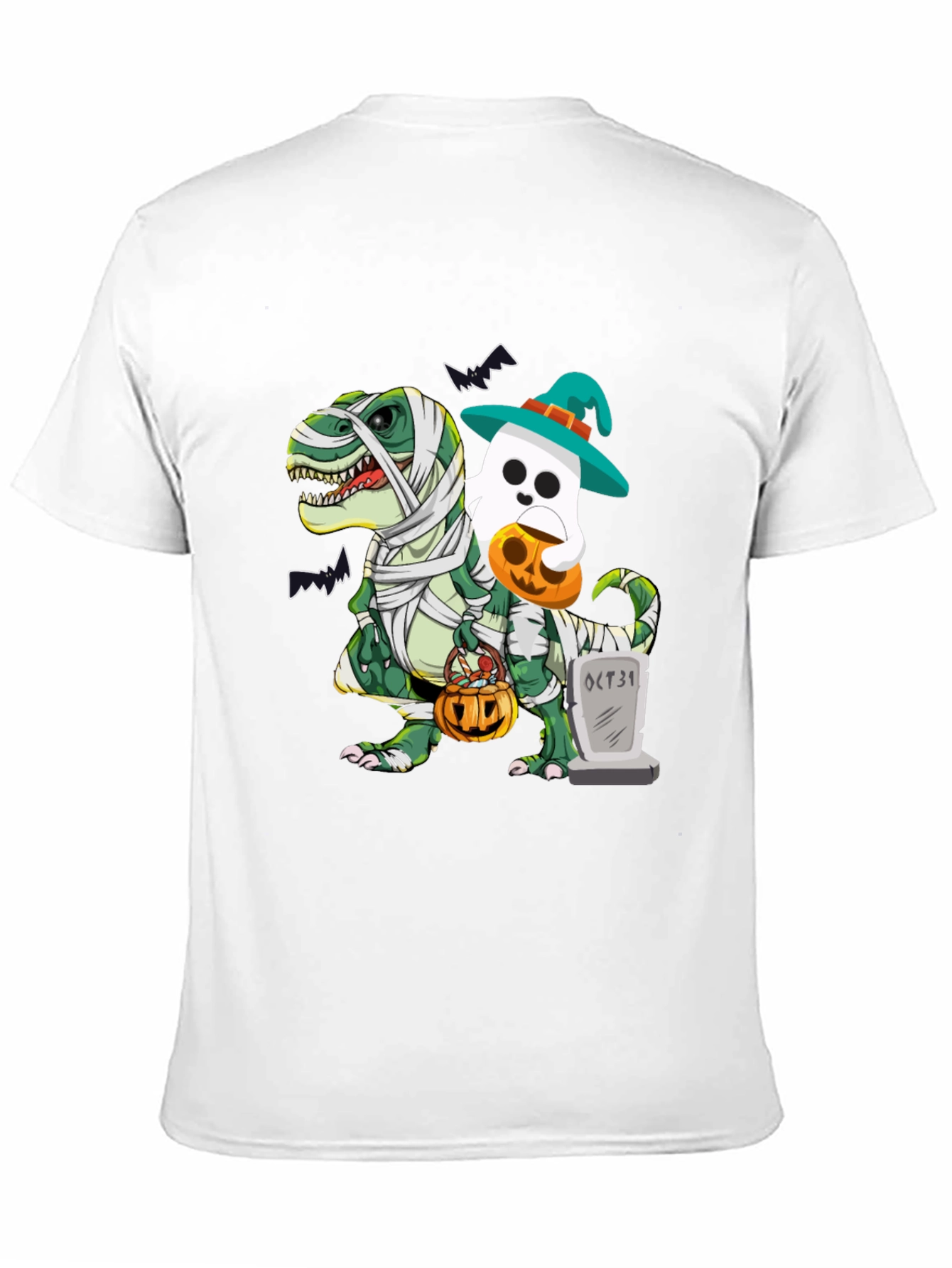 Halloween Dino Ghost T-Shirt