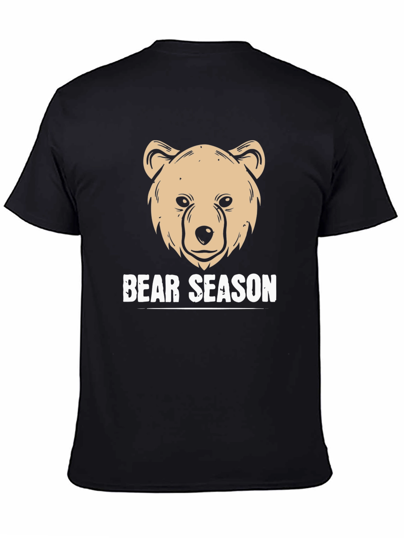 Bear Season Graphic Tee - Mens Black T-Shirt