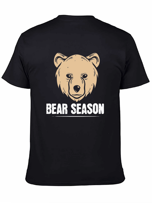 Bear Season Graphic Tee - Mens Black T-Shirt