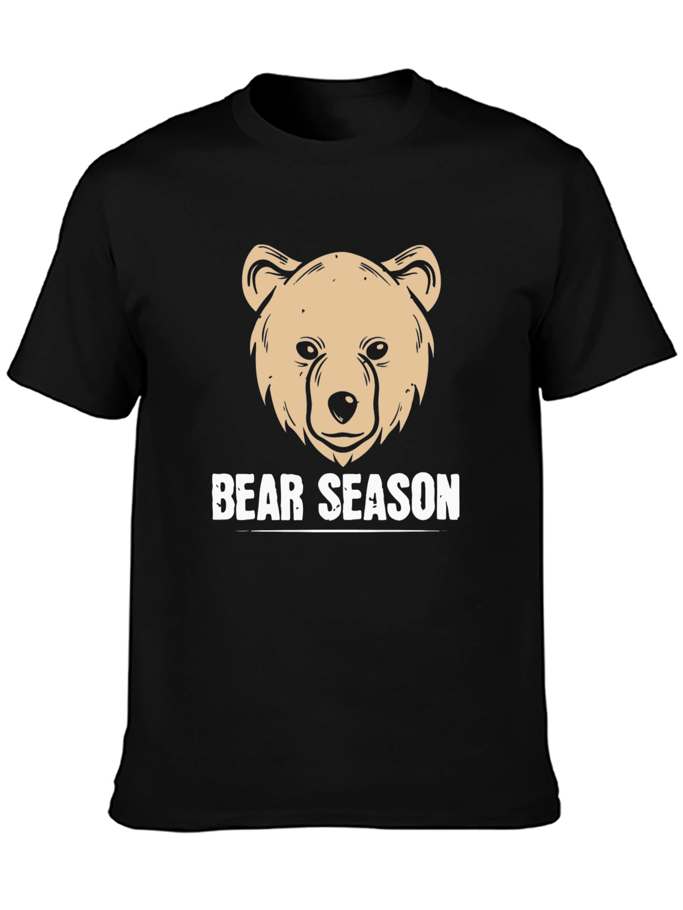 Bear Season Graphic Tee - Mens Black T-Shirt