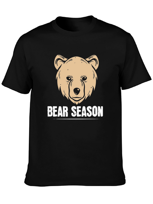 Bear Season Graphic Tee - Mens Black T-Shirt