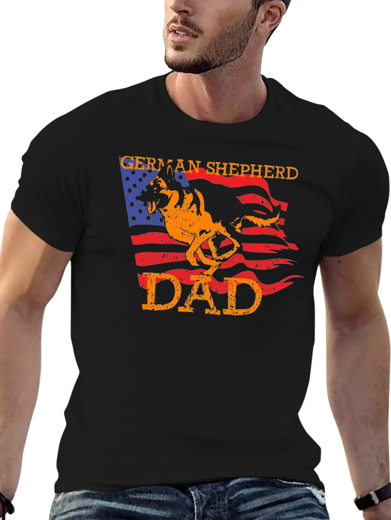 German Shepherd Dad T-Shirt