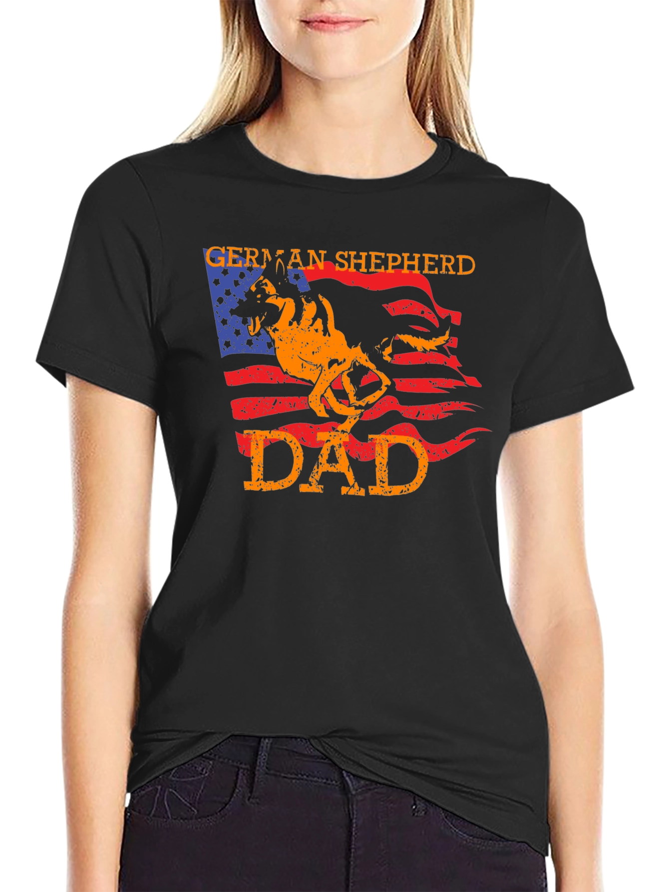 German Shepherd Dad T-Shirt