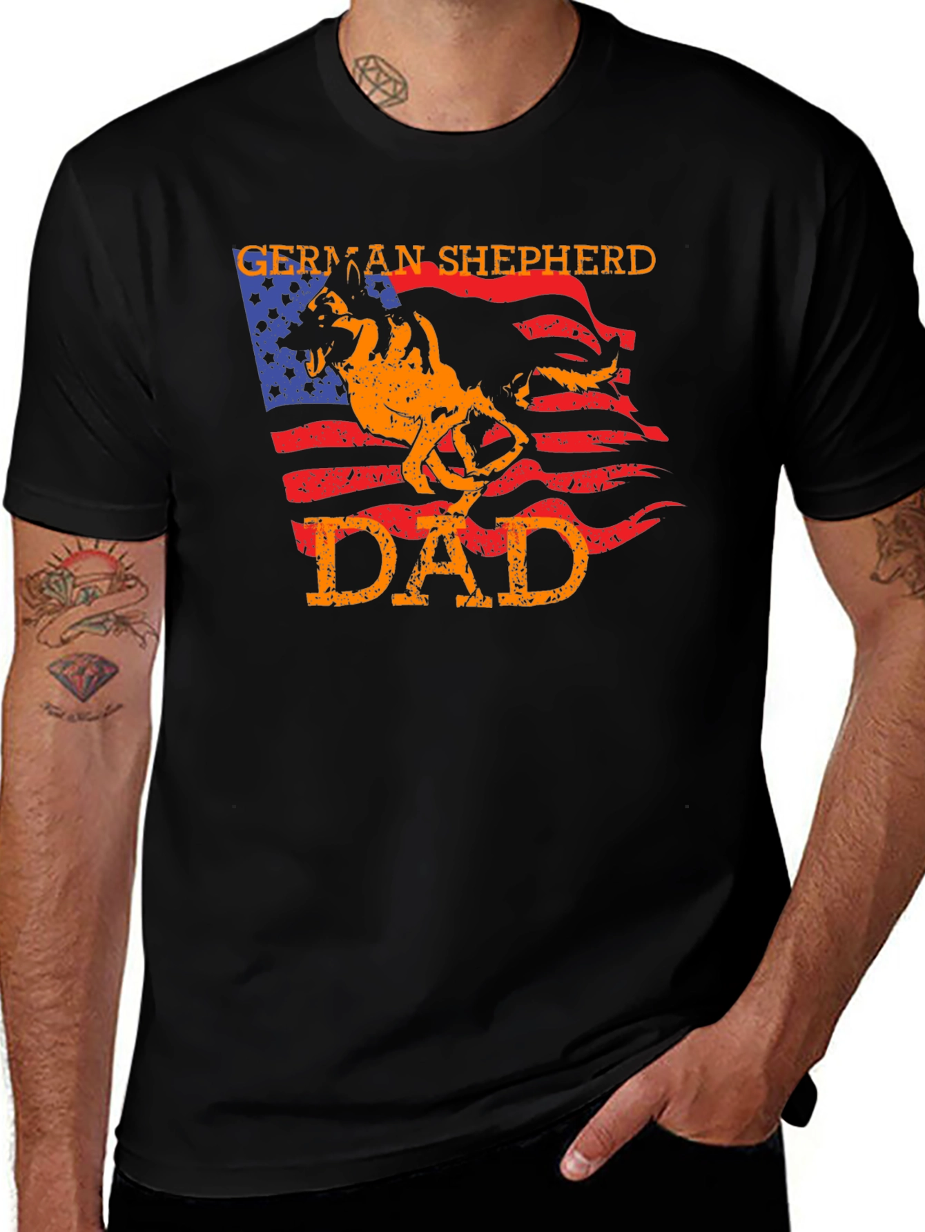 German Shepherd Dad T-Shirt