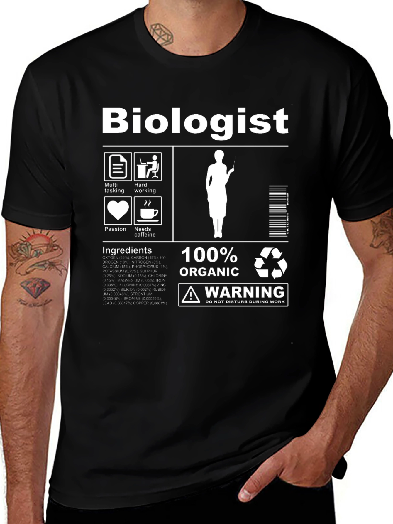 Biologist T-Shirt | 100% Organic