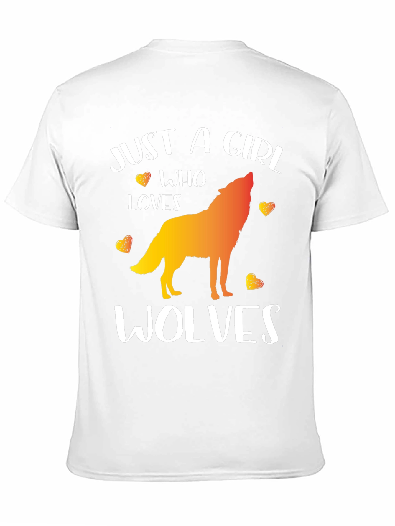 Just a Girl Who Loves Wolves T-Shirt