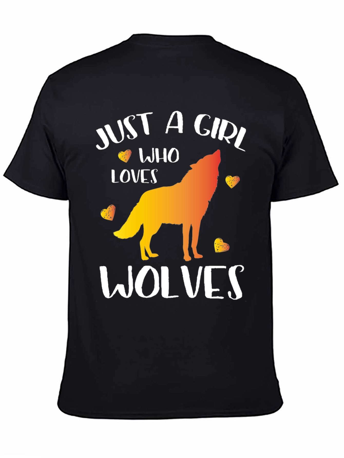 Just a Girl Who Loves Wolves T-Shirt