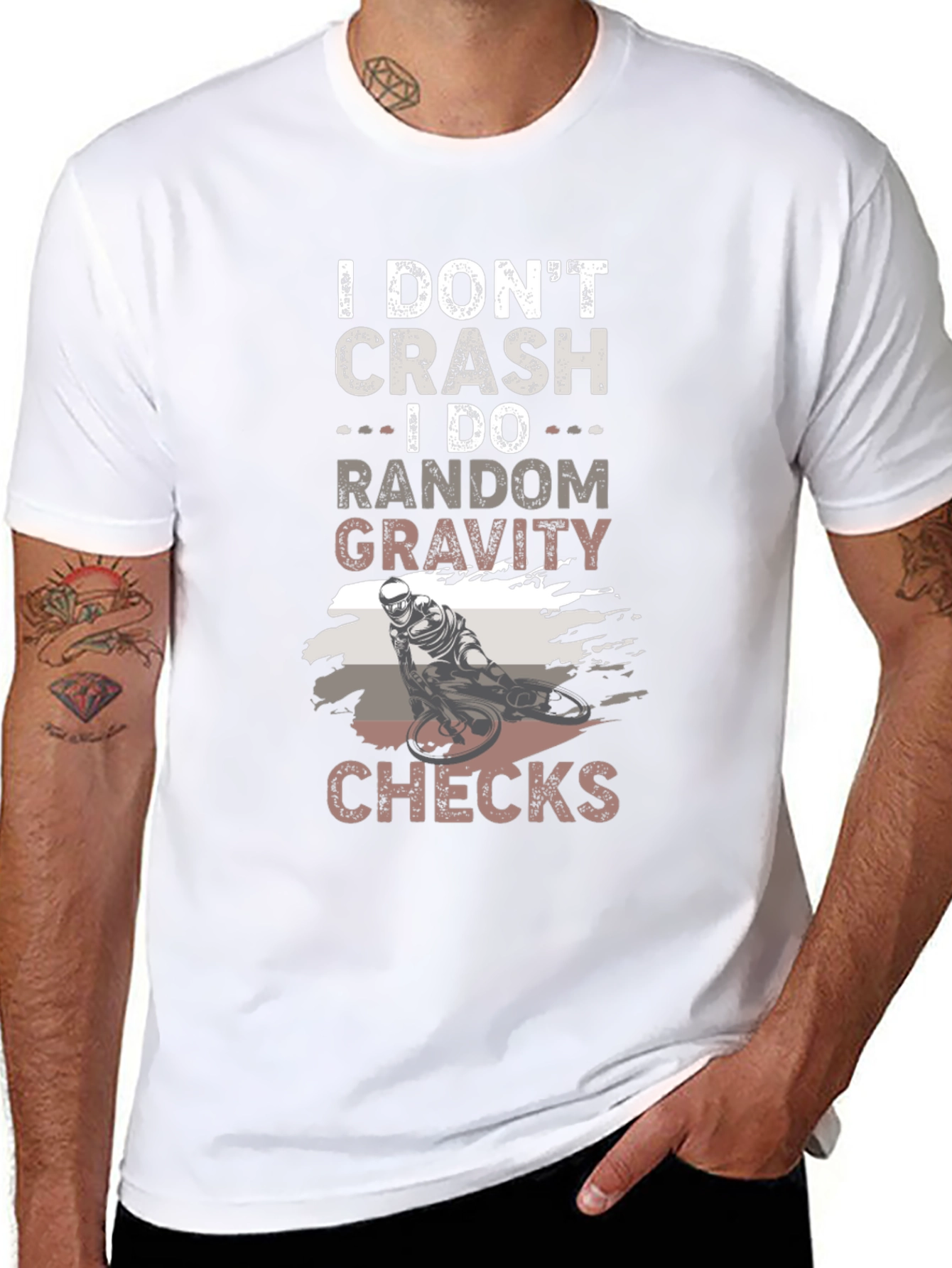 Funny Gravity Checks T-Shirt