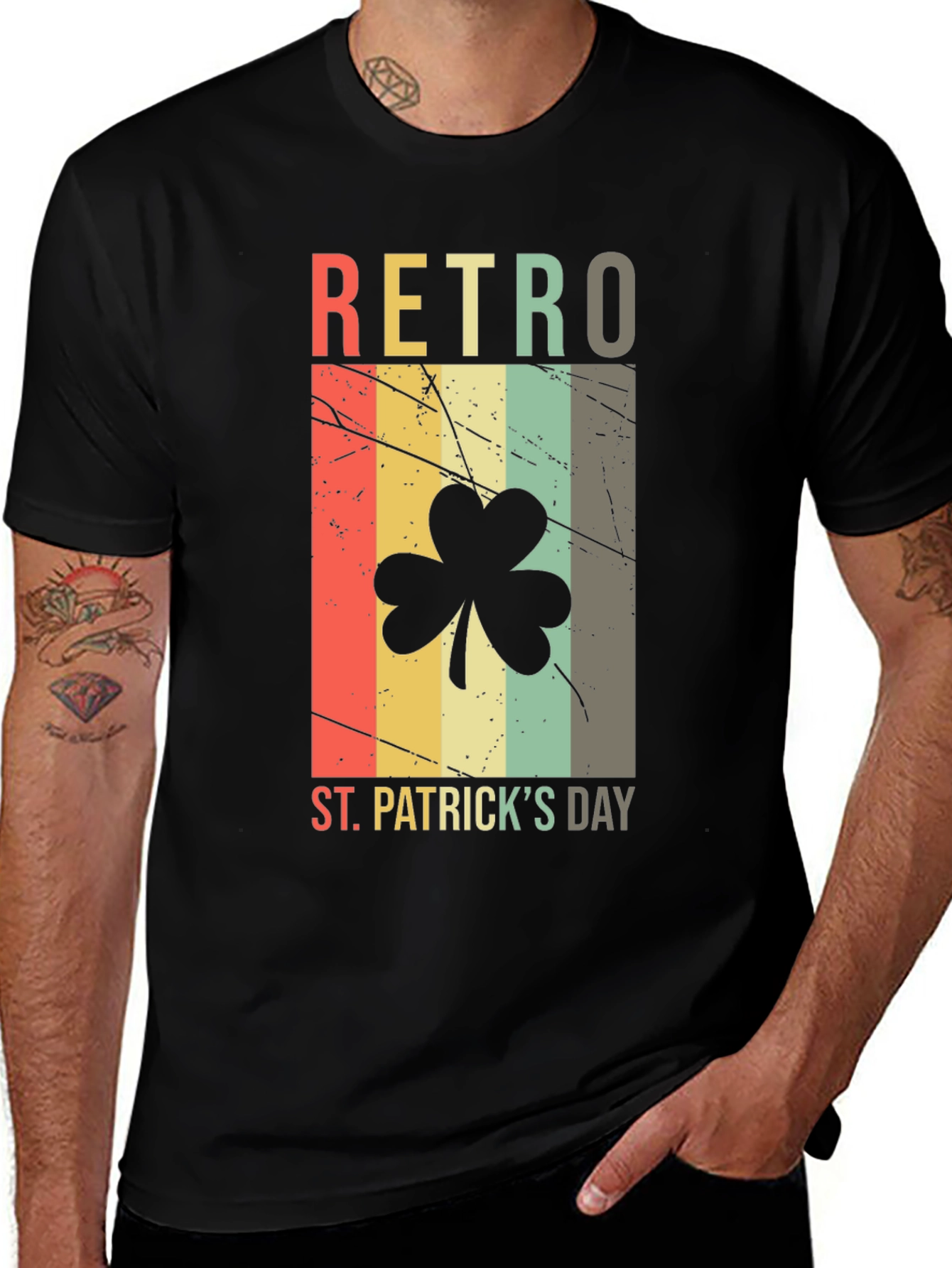 Retro St. Patricks Day Graphic T-Shirt