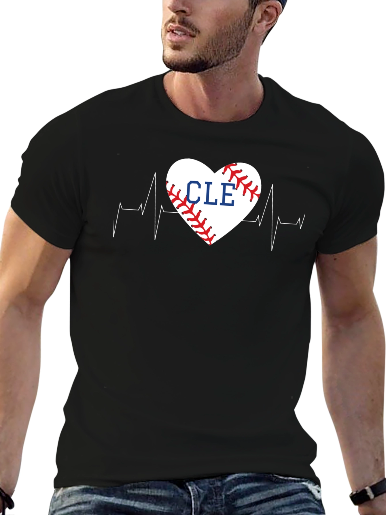 CLE Baseball Heartbeat T-Shirt