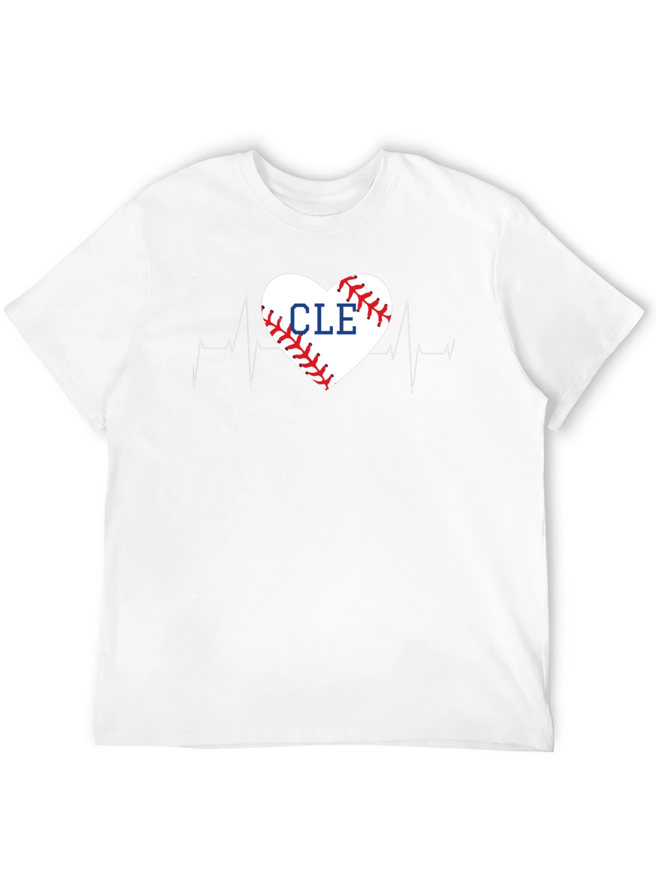 CLE Baseball Heartbeat T-Shirt