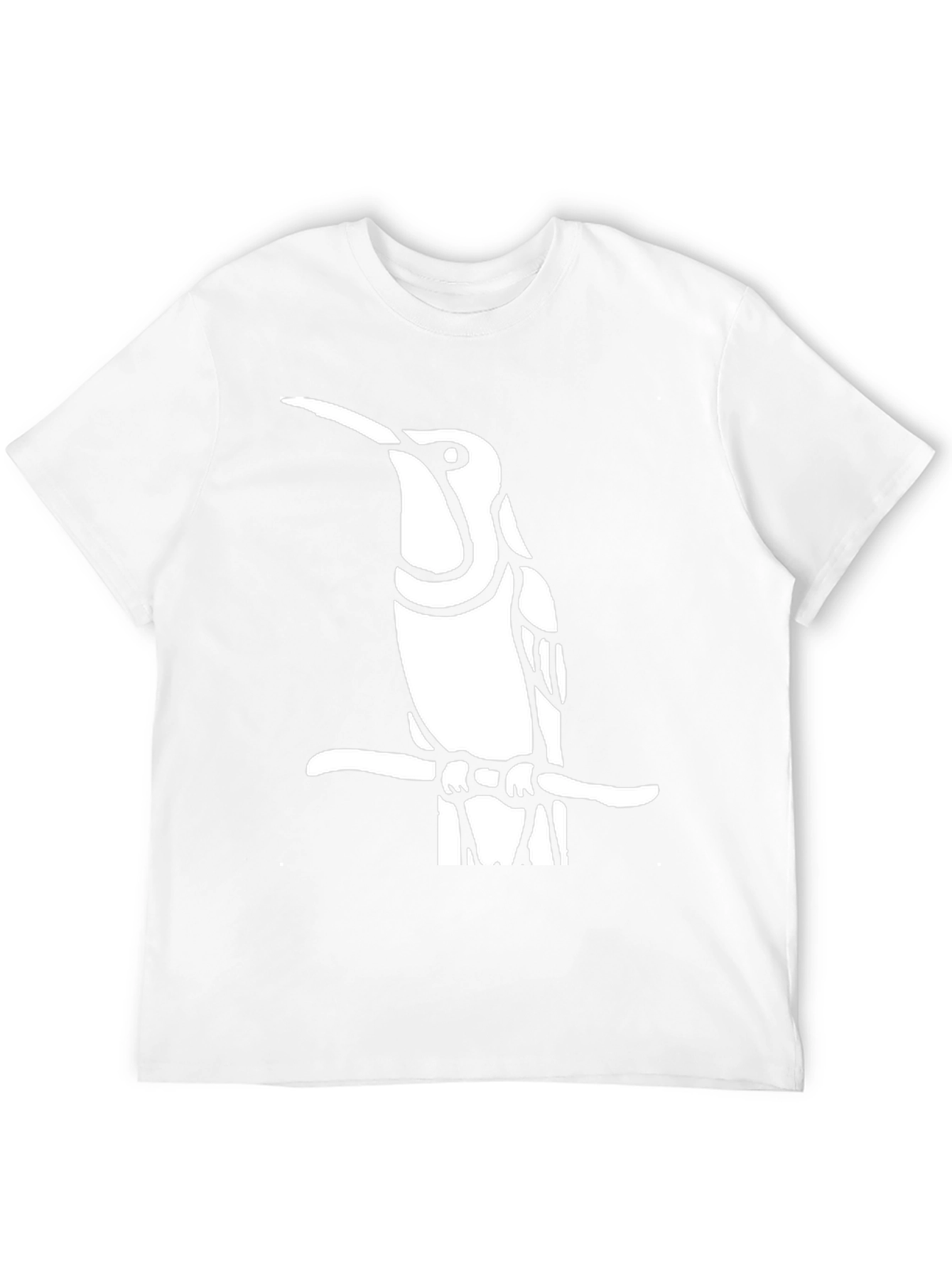 Hummingbird Graphic Tee - Black Cotton Shirt