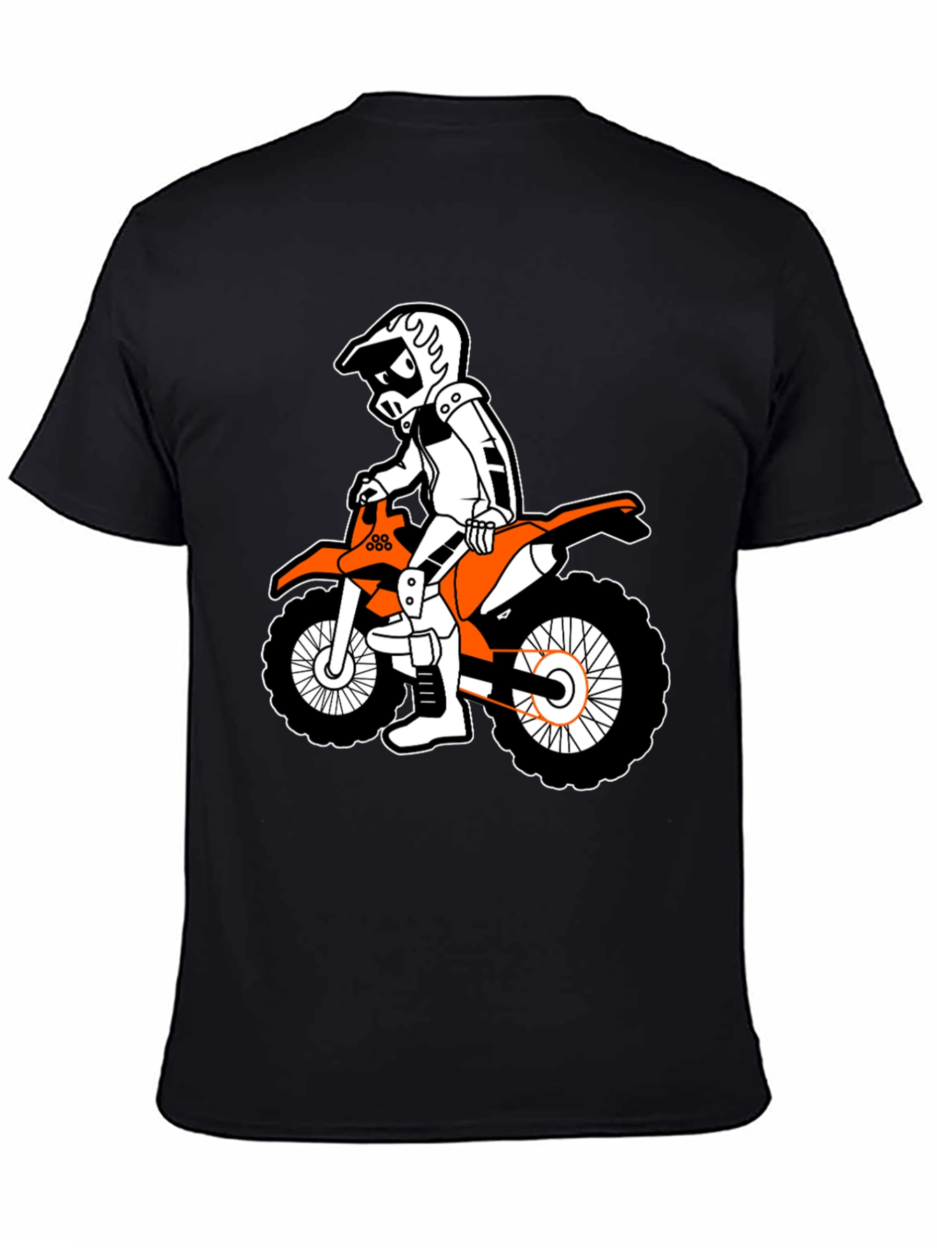 Cool Cartoon Motorcross Rider T-Shirt