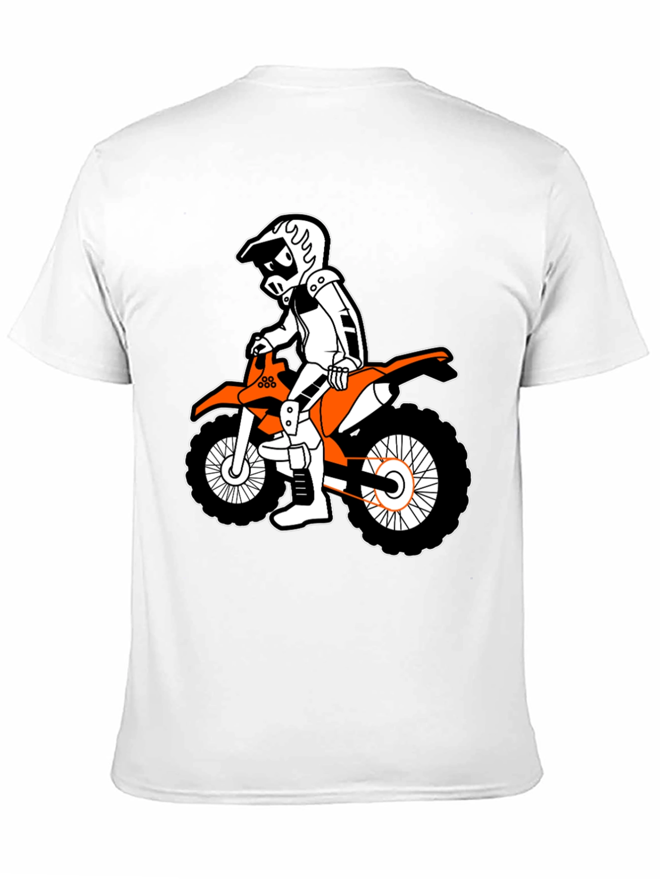 Cool Cartoon Motorcross Rider T-Shirt