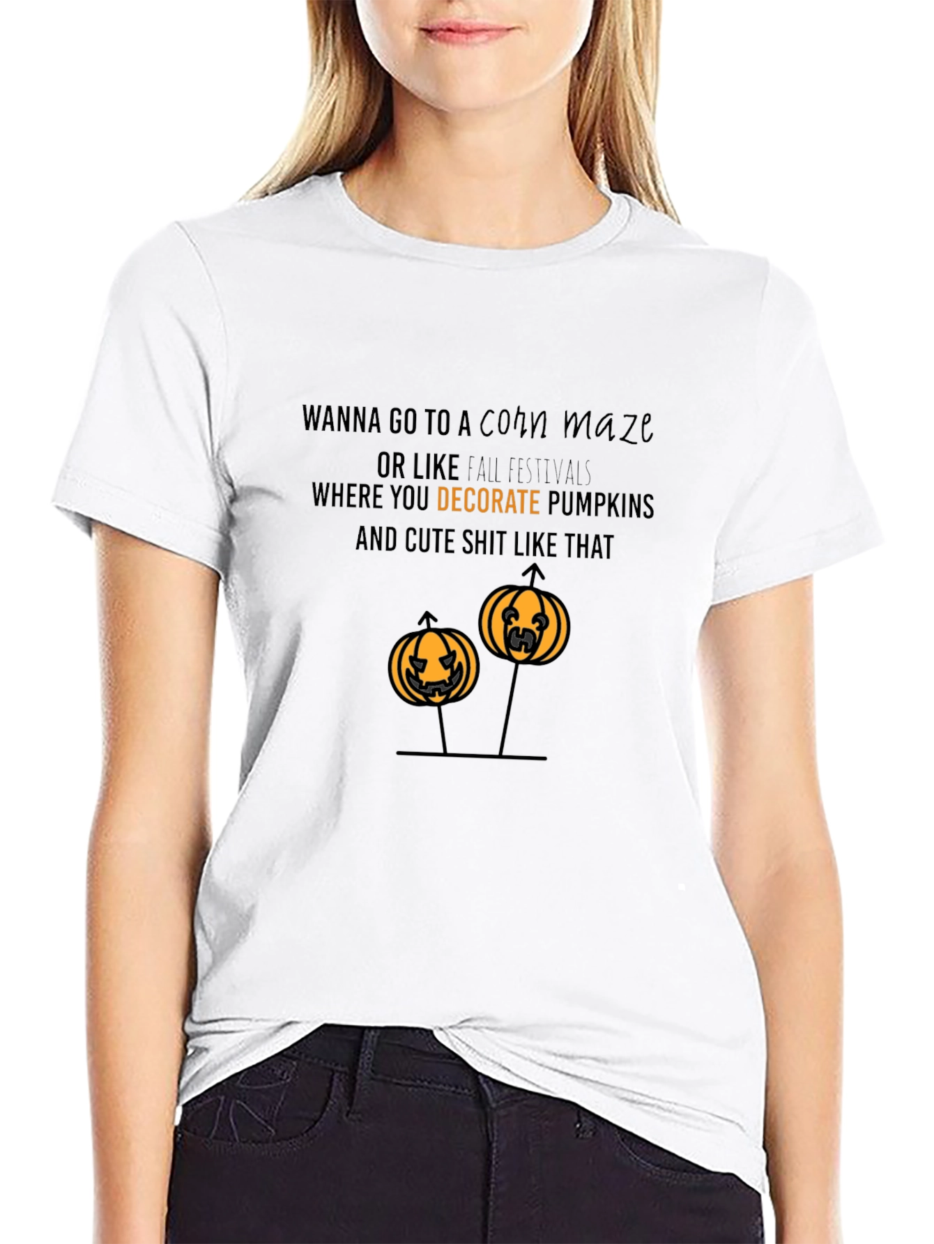 Funny Halloween Pumpkin T-Shirt