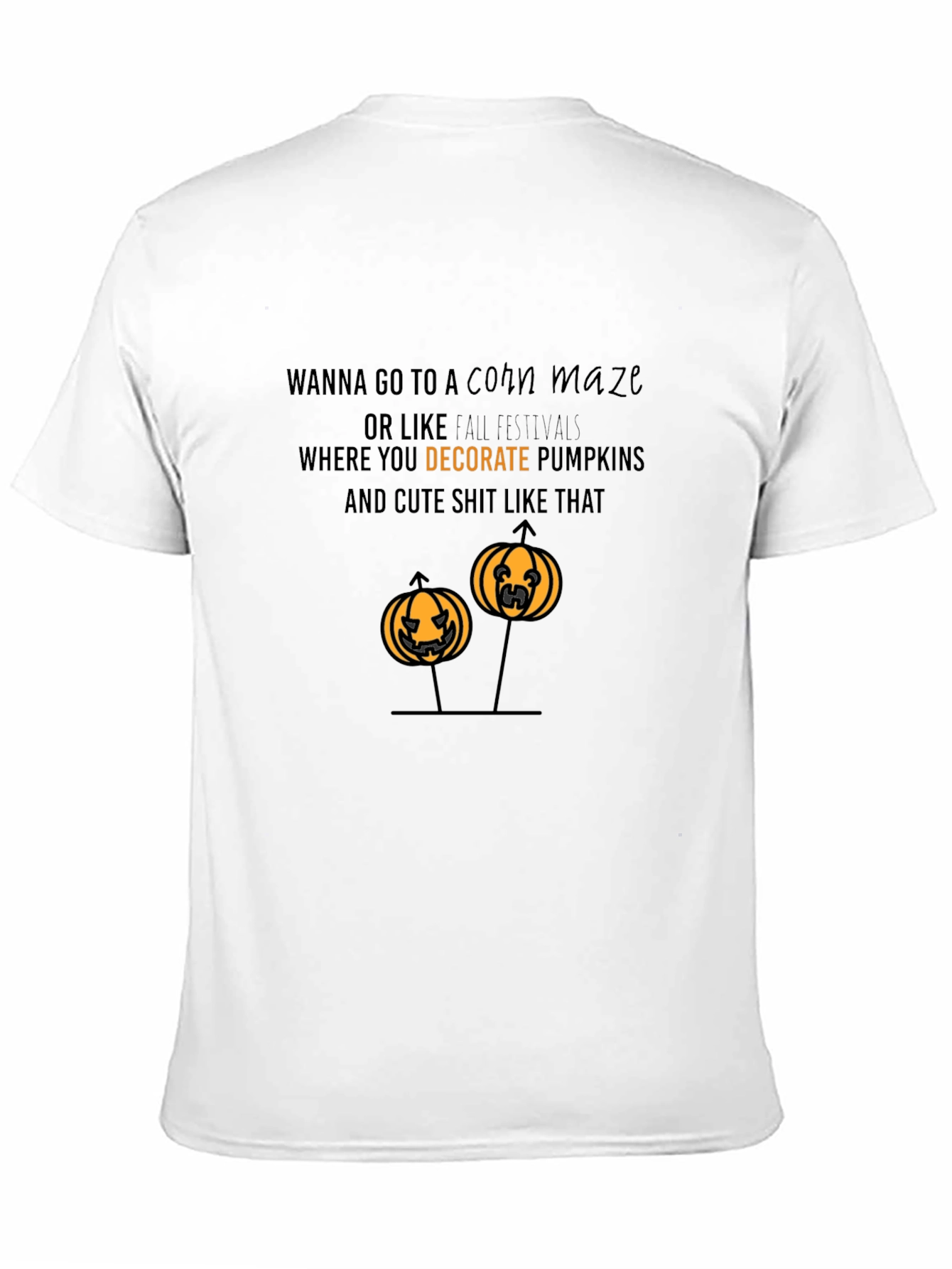 Funny Halloween Pumpkin T-Shirt