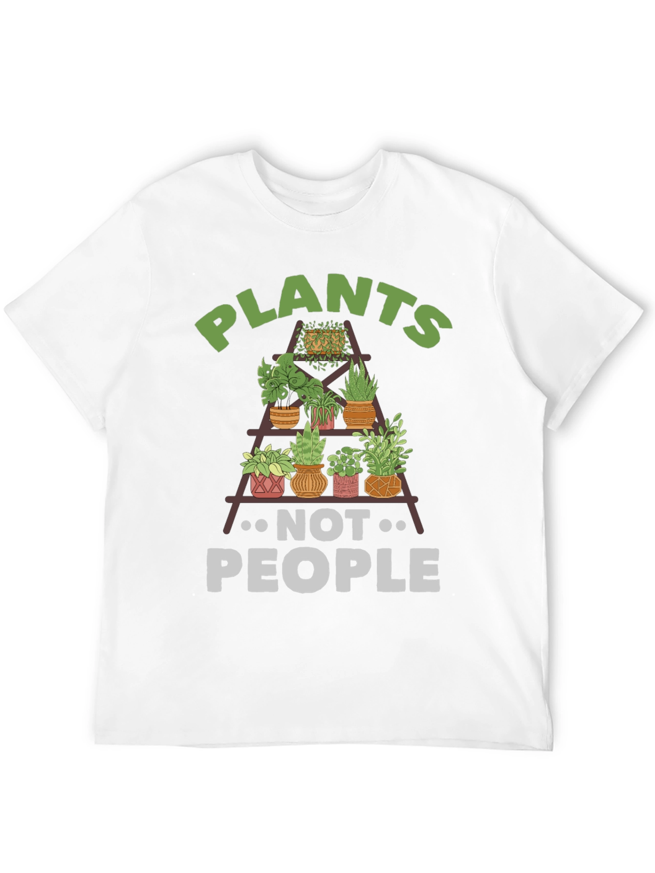 Plants Not People T-Shirt - Plant Lover Tee