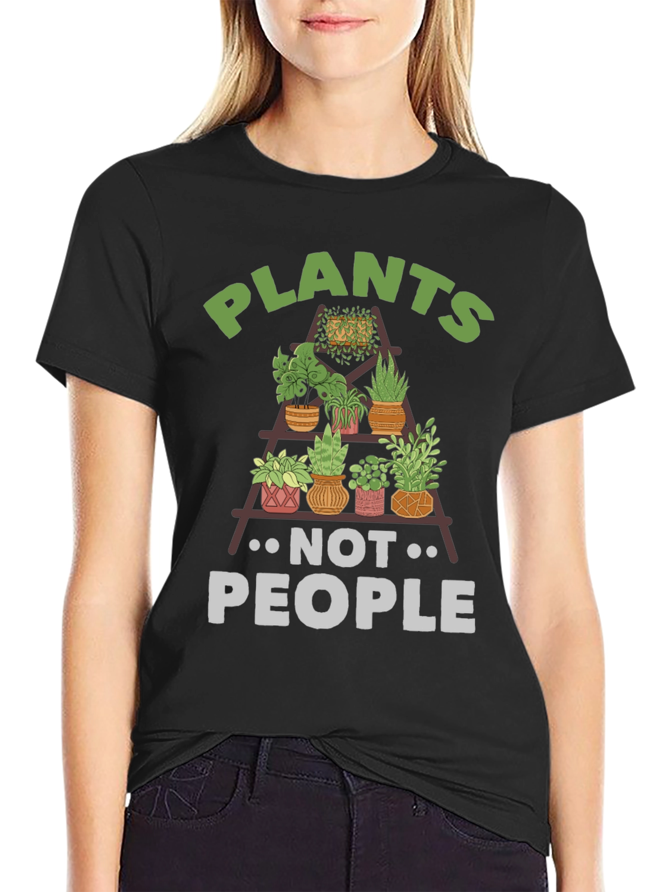 Plants Not People T-Shirt - Plant Lover Tee