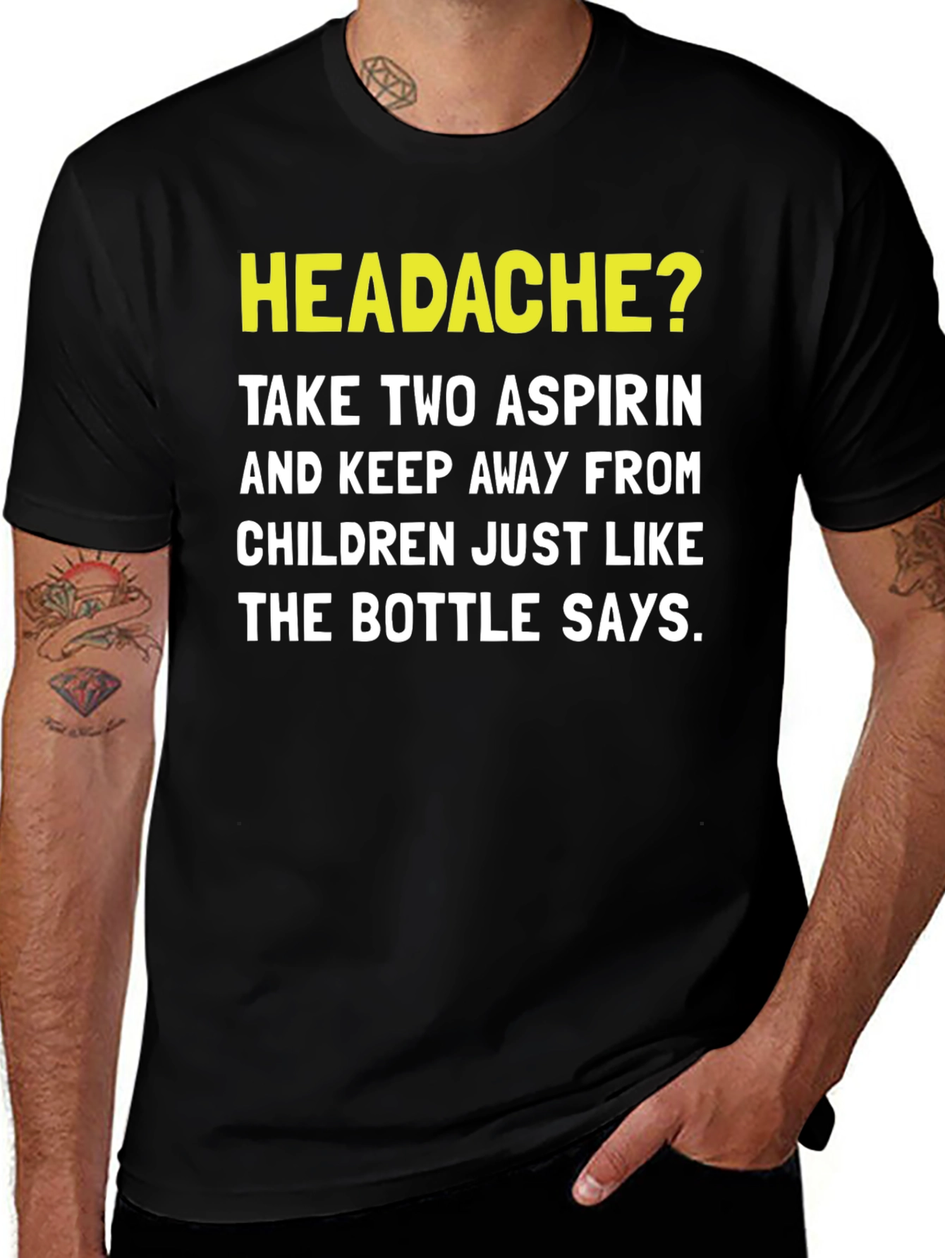 Headache Aspirin Humor T-Shirt