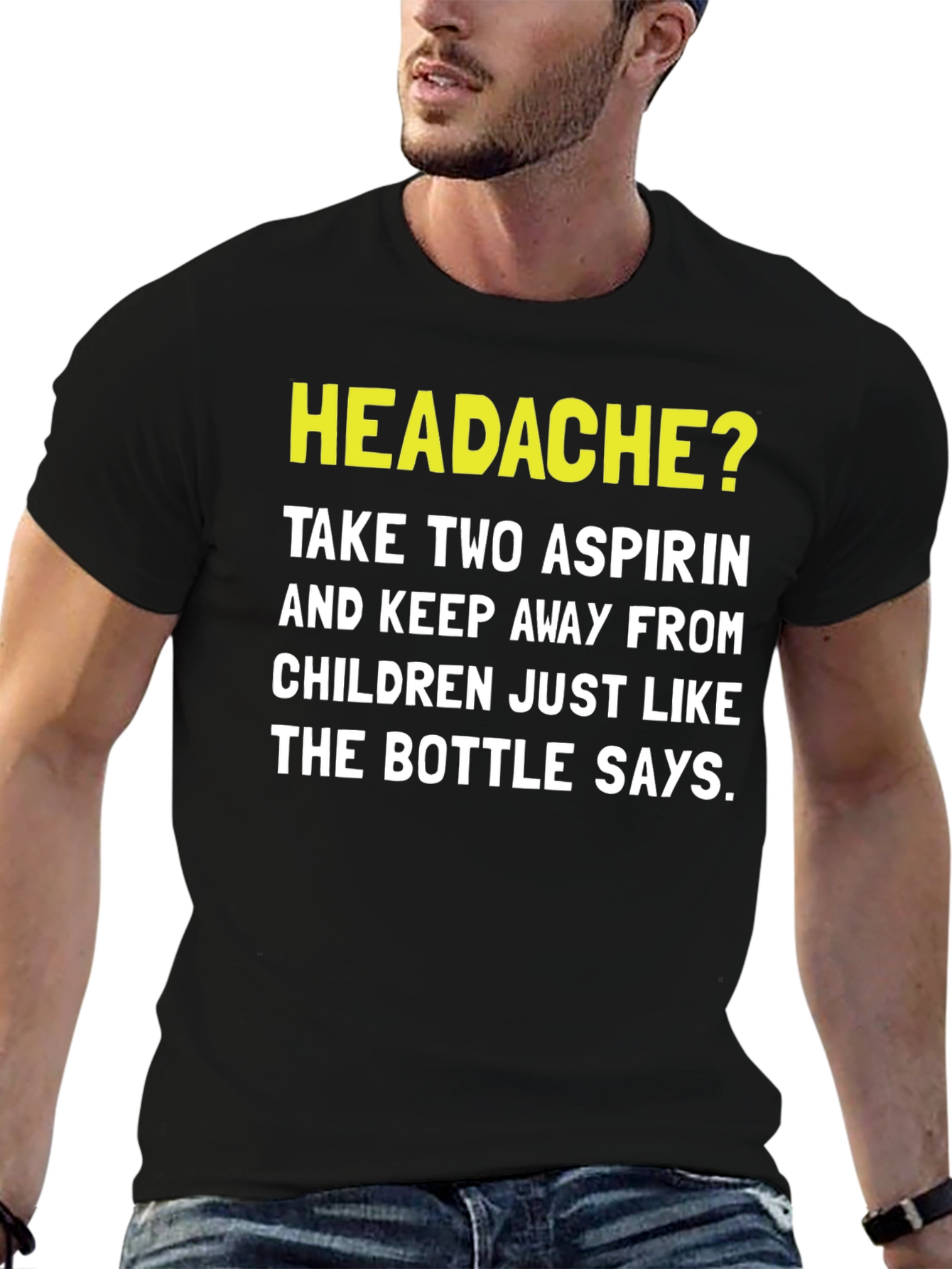 Headache Aspirin Humor T-Shirt