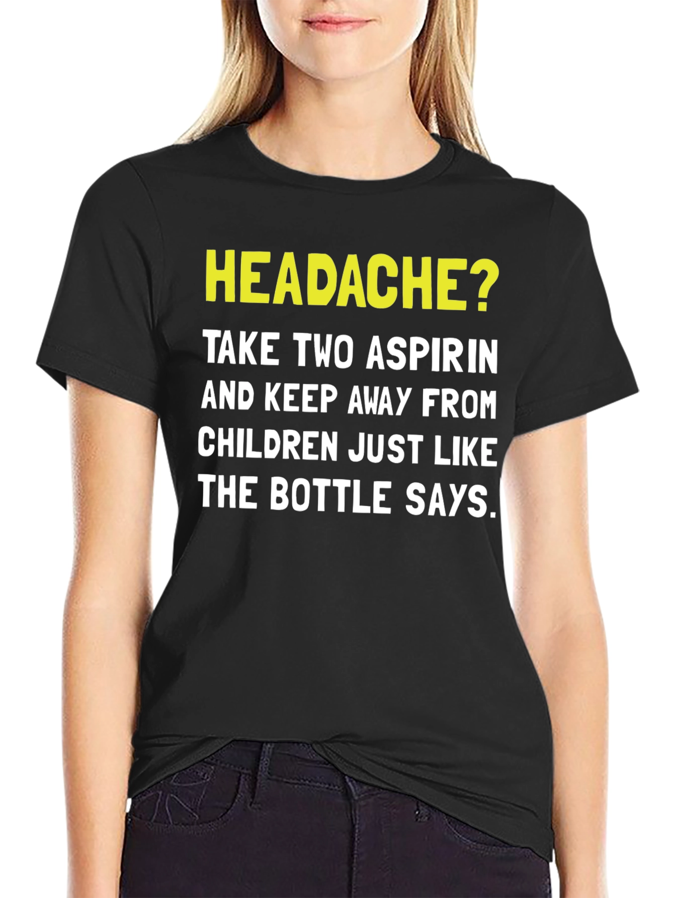 Headache Aspirin Humor T-Shirt