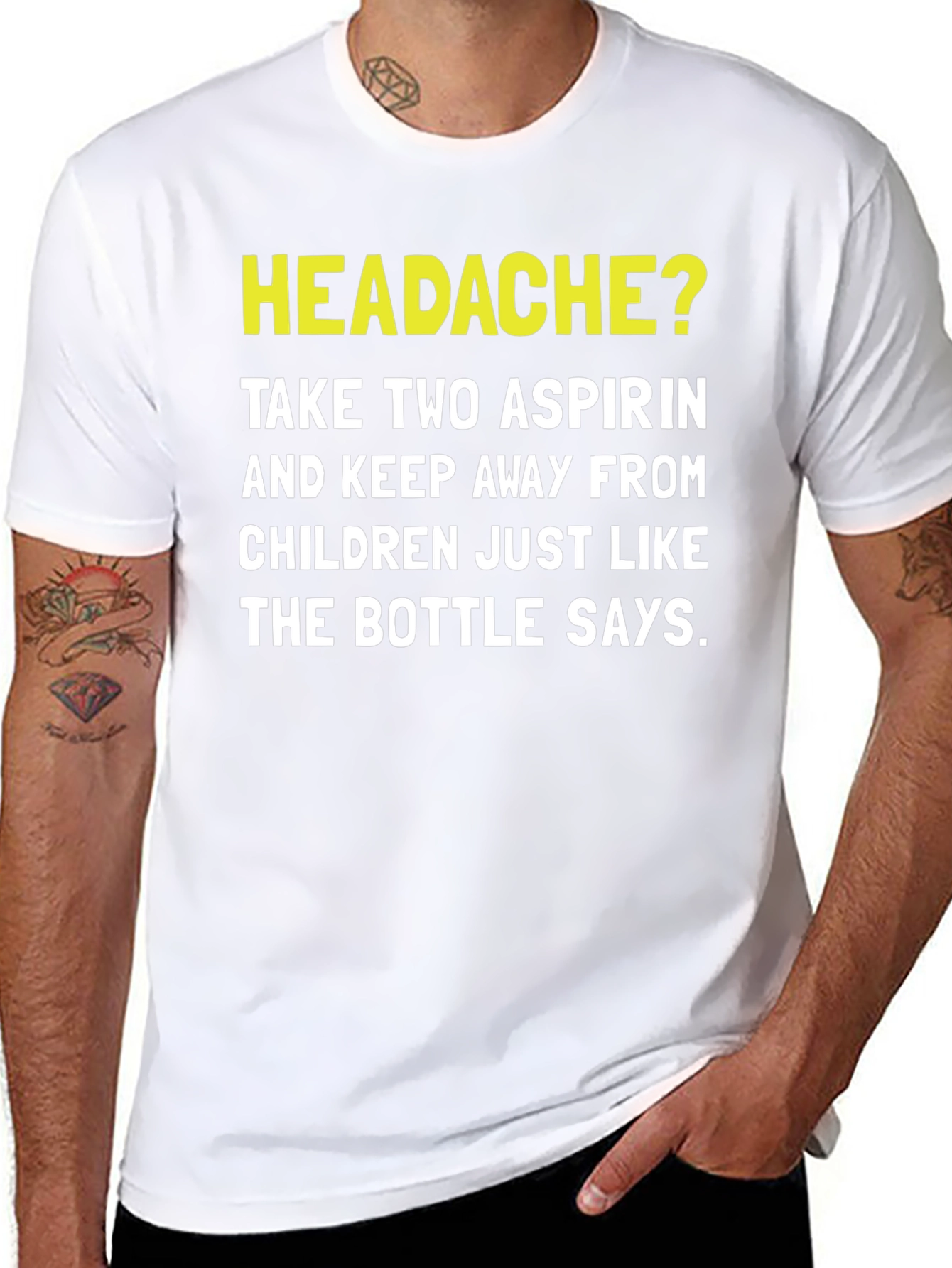 Headache Aspirin Humor T-Shirt