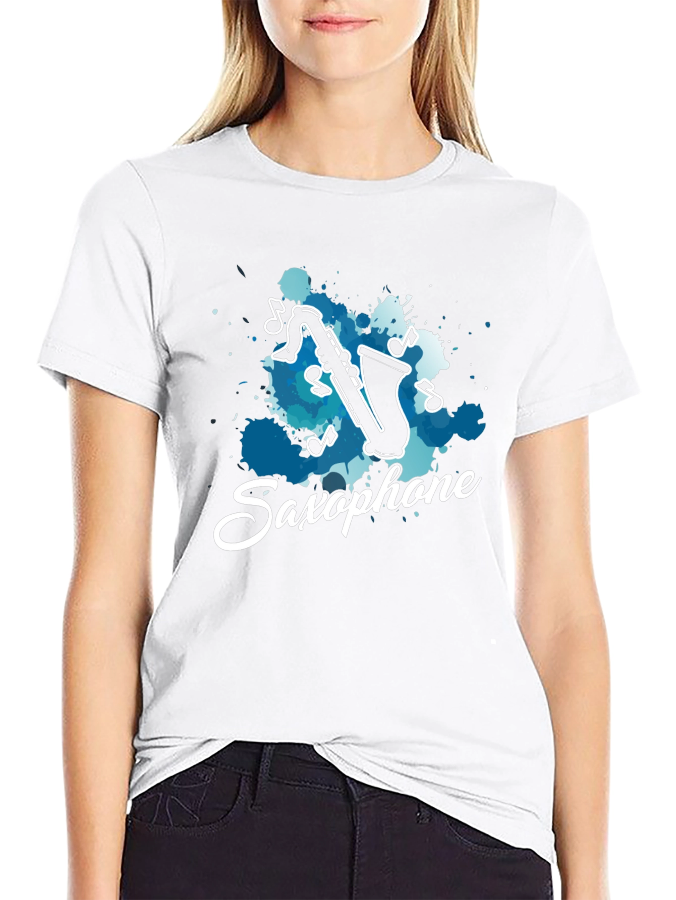 Saxophone Music T-Shirt - Cool Musician Tee