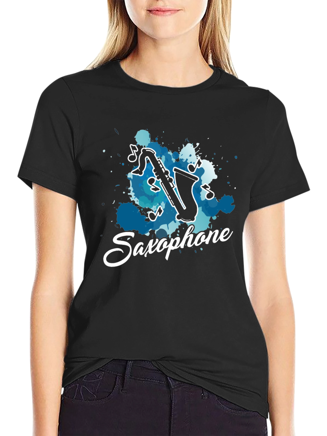 Saxophone Music T-Shirt - Cool Musician Tee