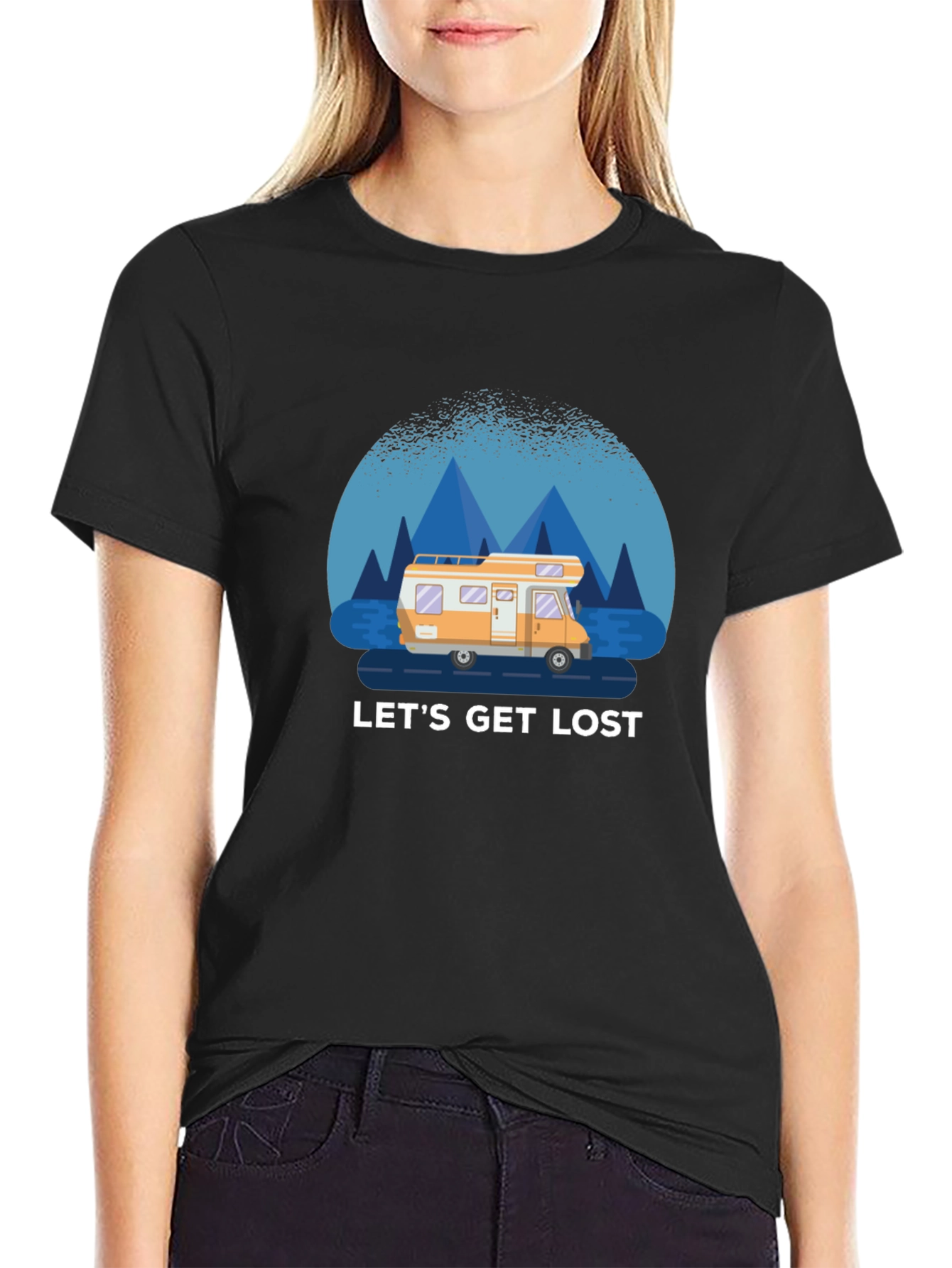 Lets Get Lost T-Shirt - Adventure Road Trip Tee